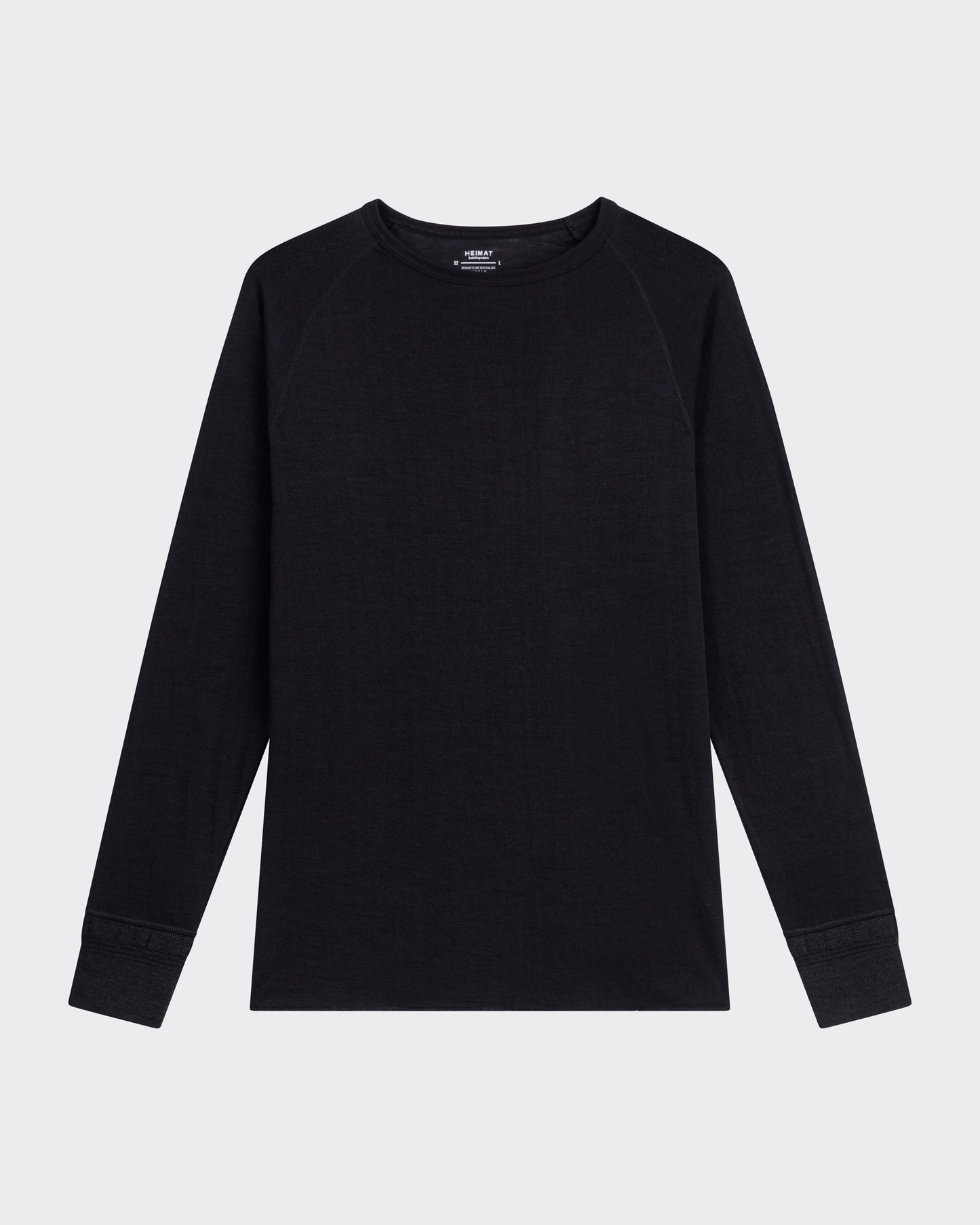 Merino Raglan T-shirt : Black