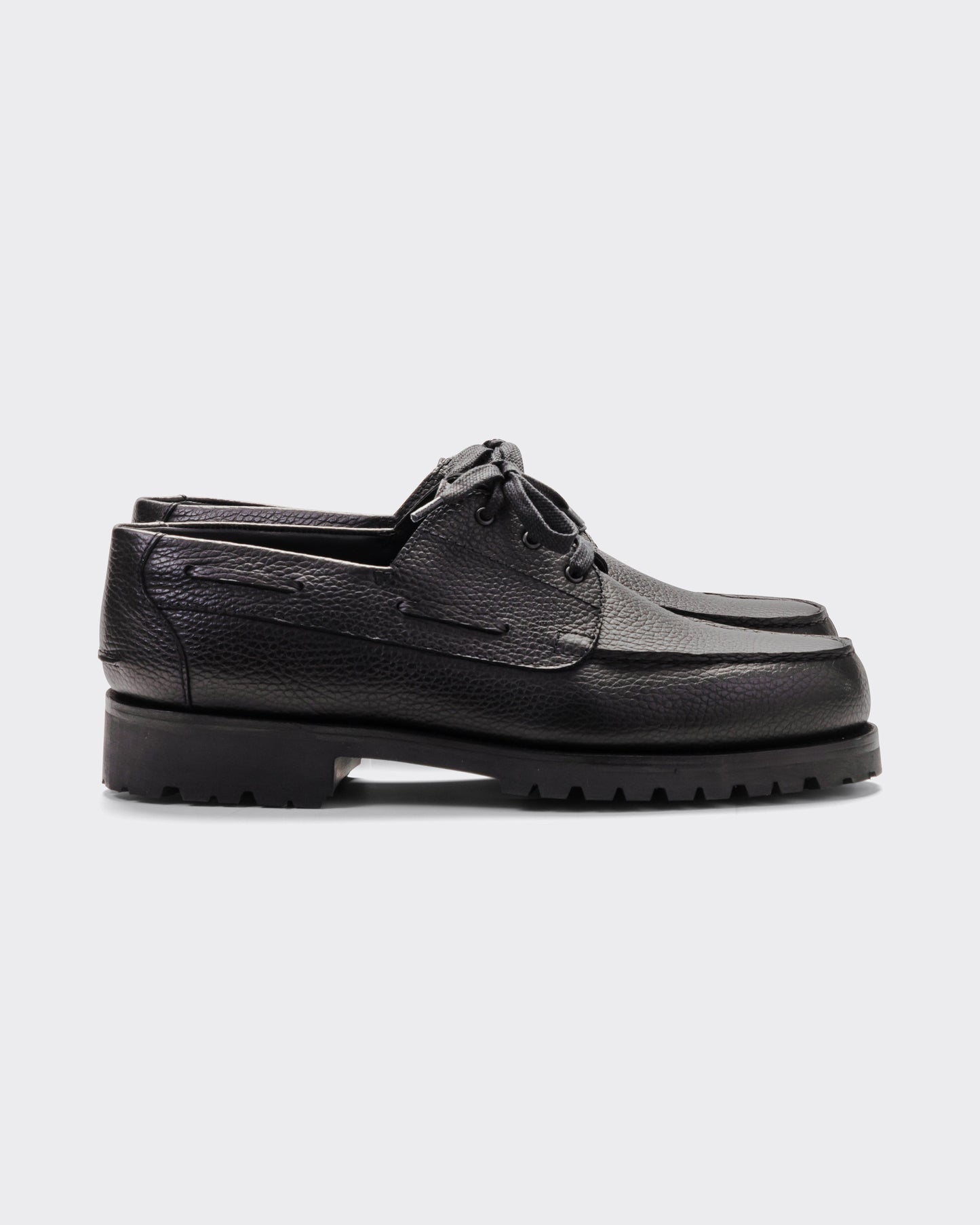 Derby “4x4” Grainé : Noir