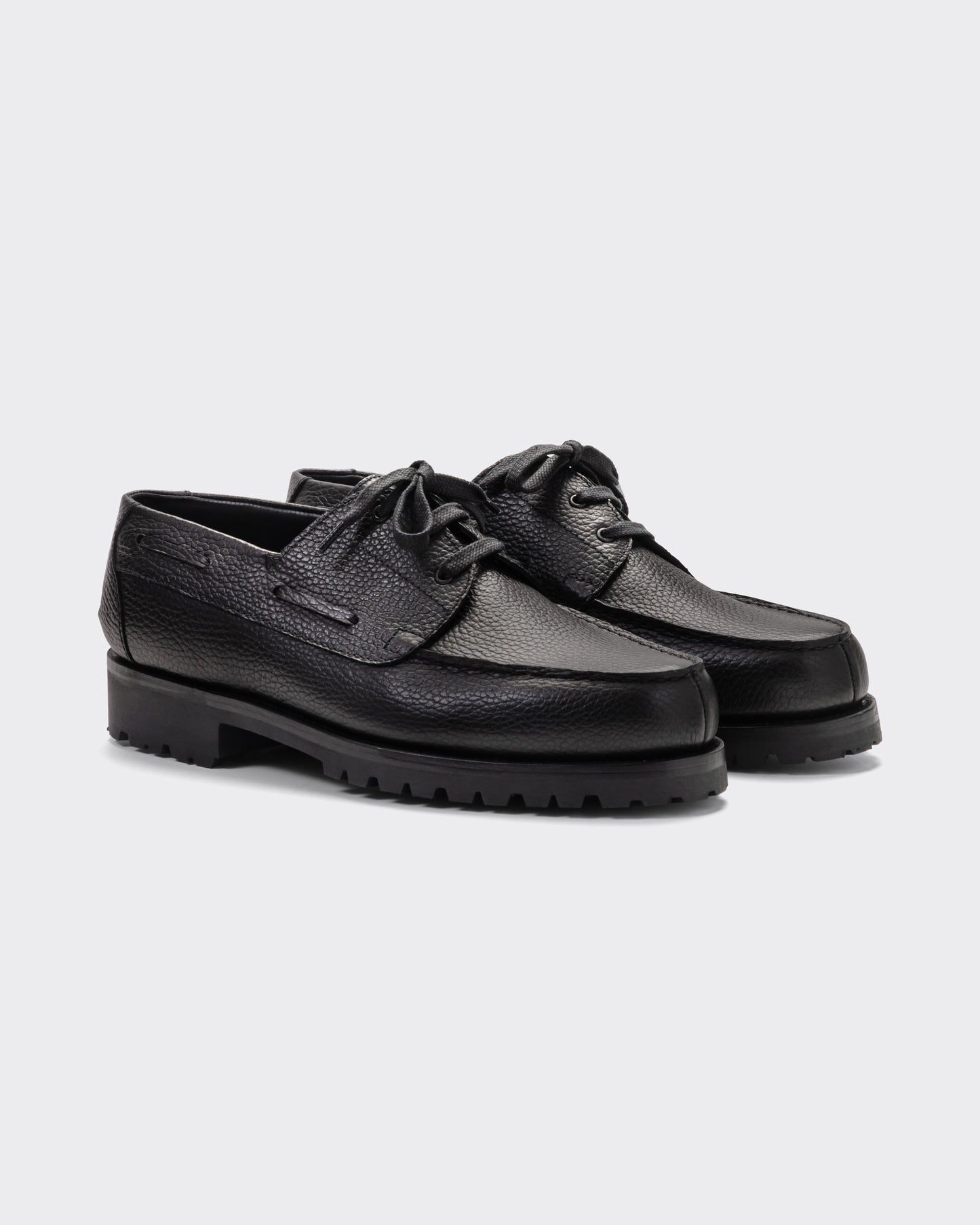 Derby “4x4” Grainé : Noir