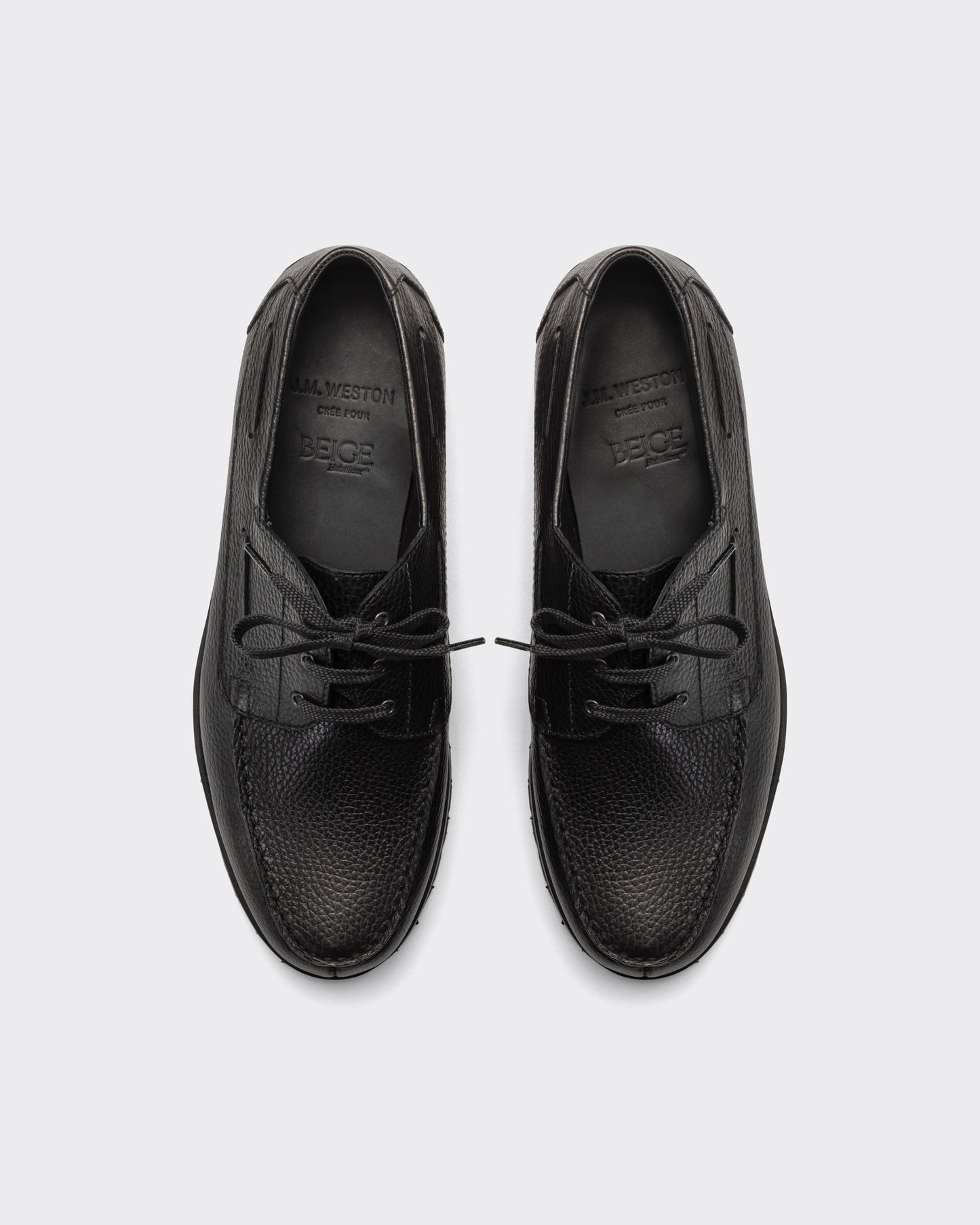 Derby “4x4” Grainé : Noir