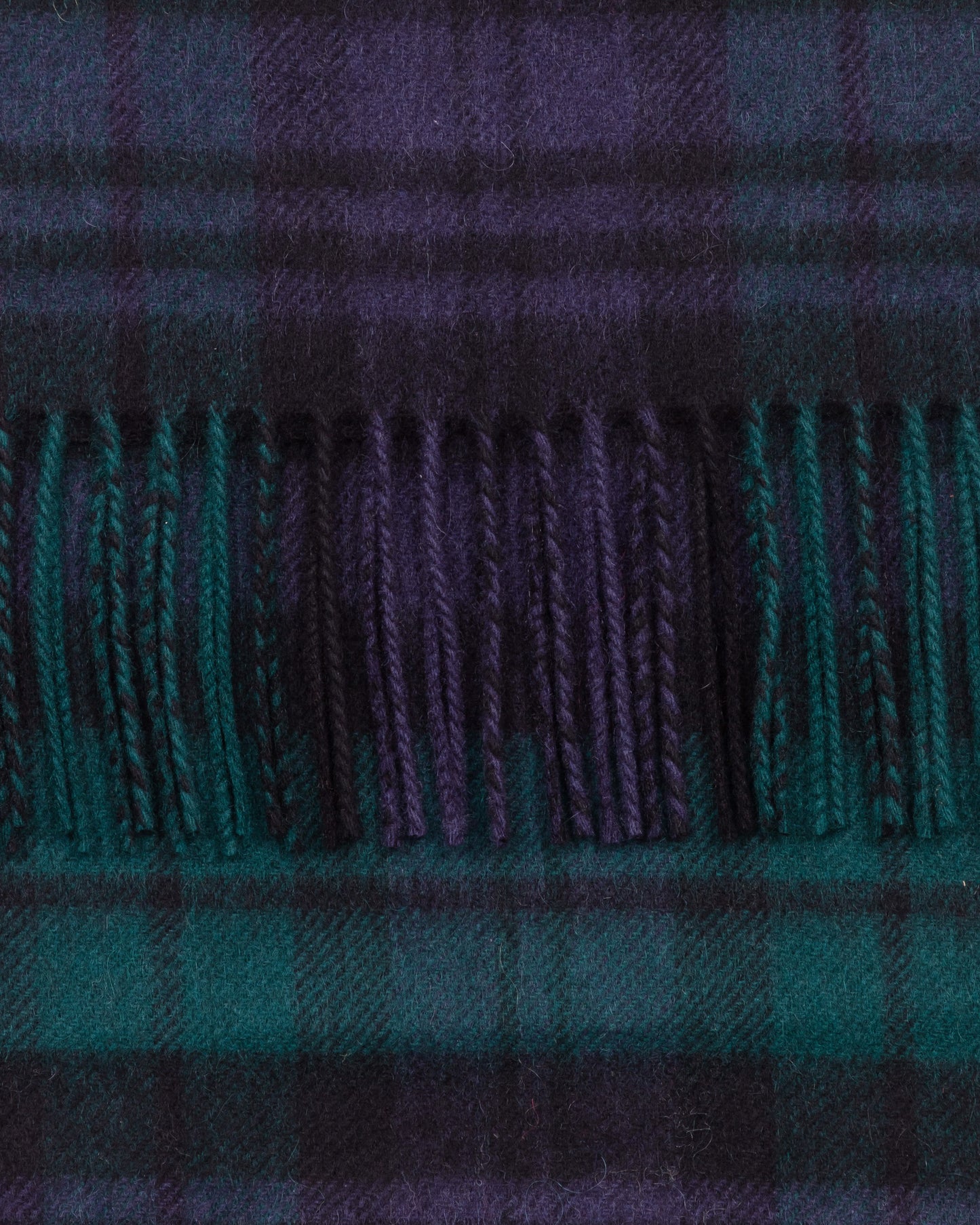 Cashmere Tartan Scarf : Blackwatch