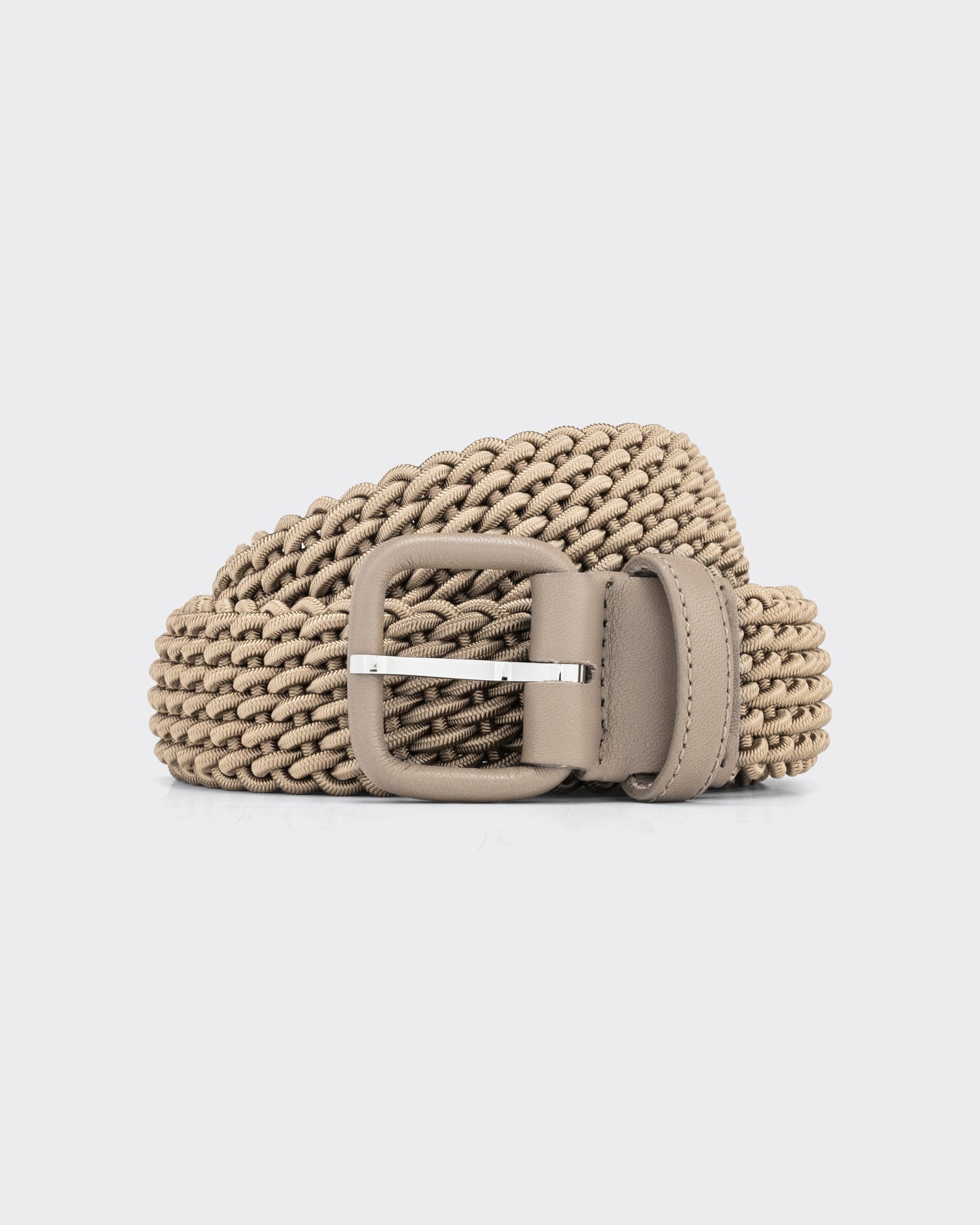 Woven Elastic Belt : Beige