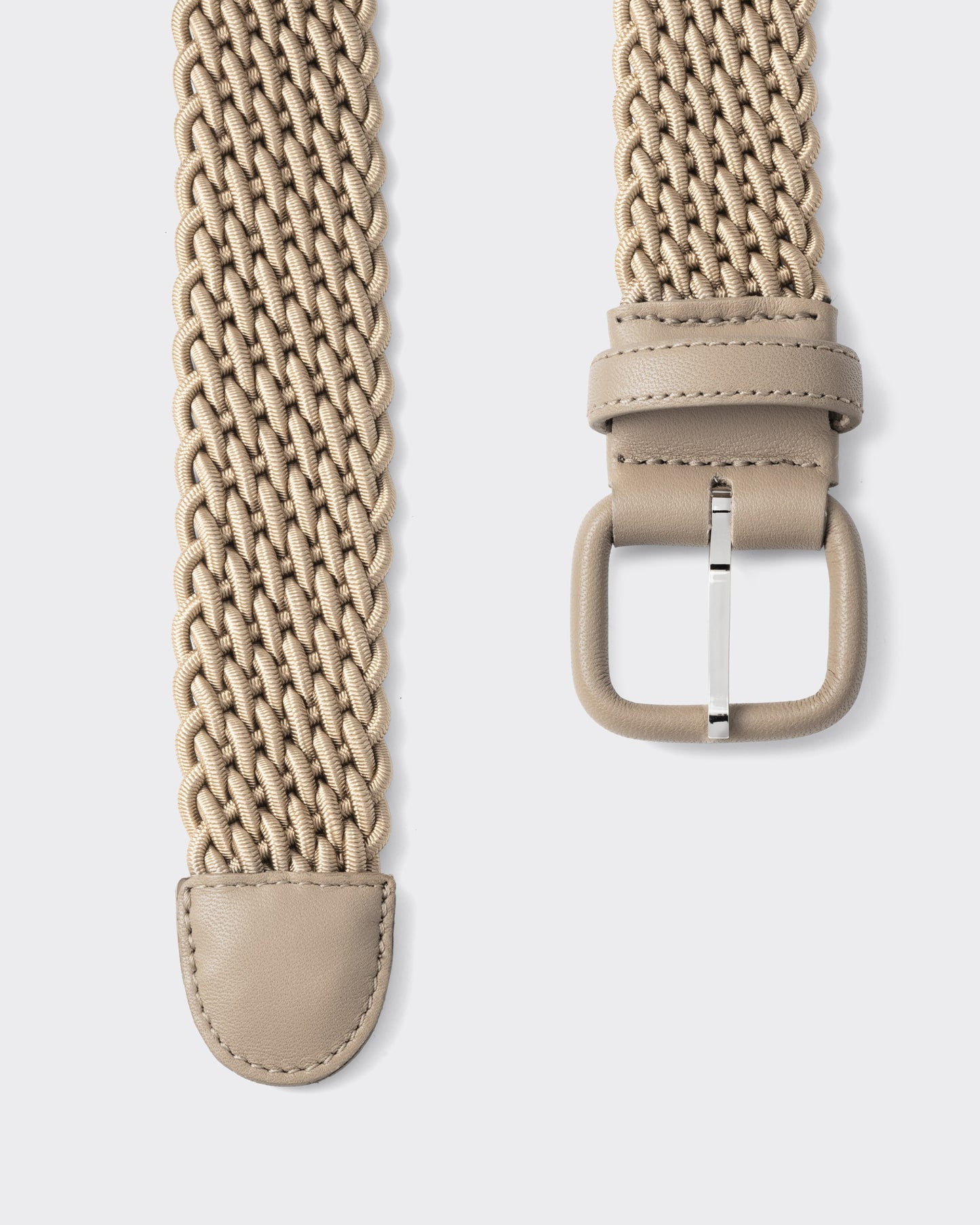 Woven Elastic Belt : Beige