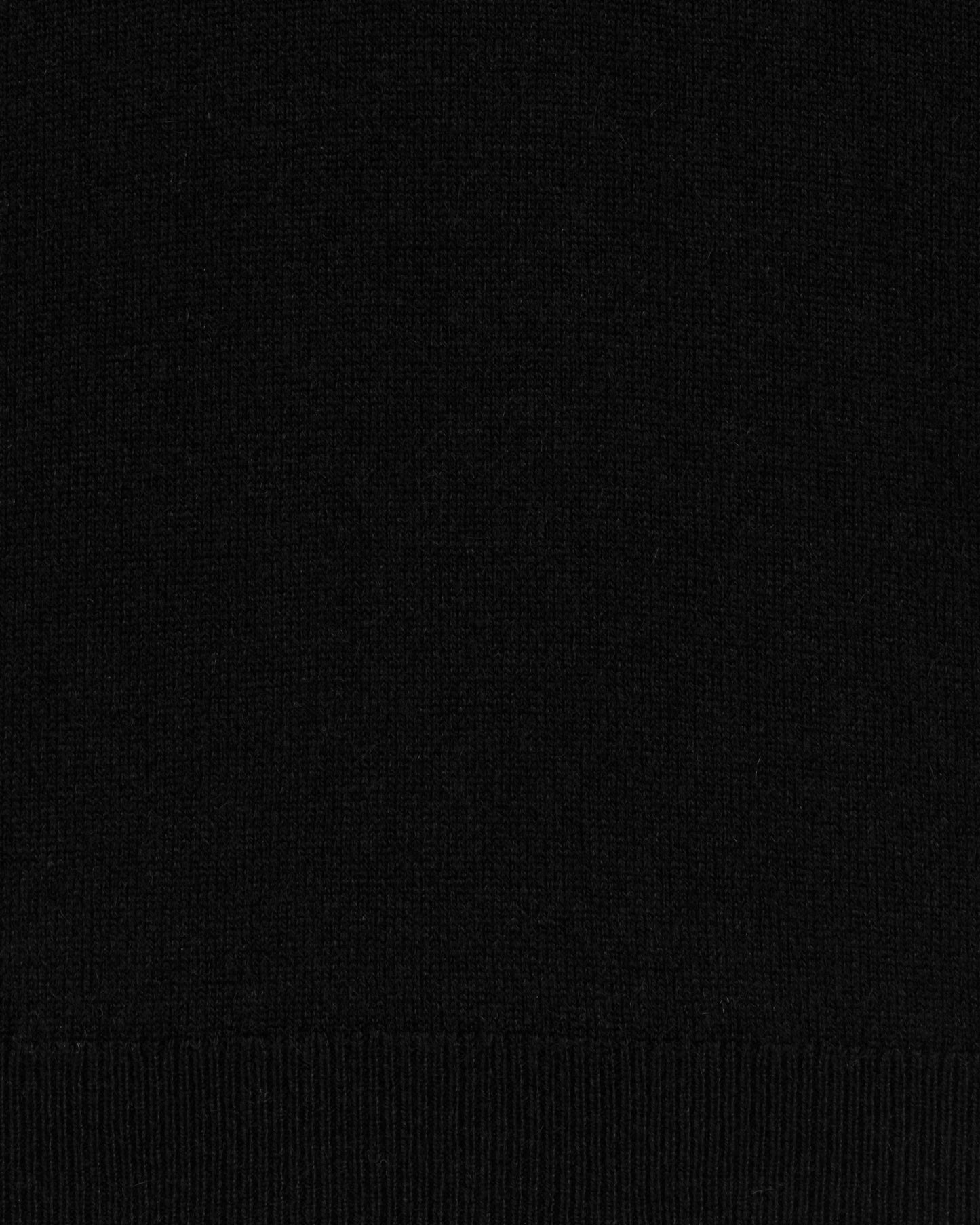 Pull Col V en Cachemire : Noir