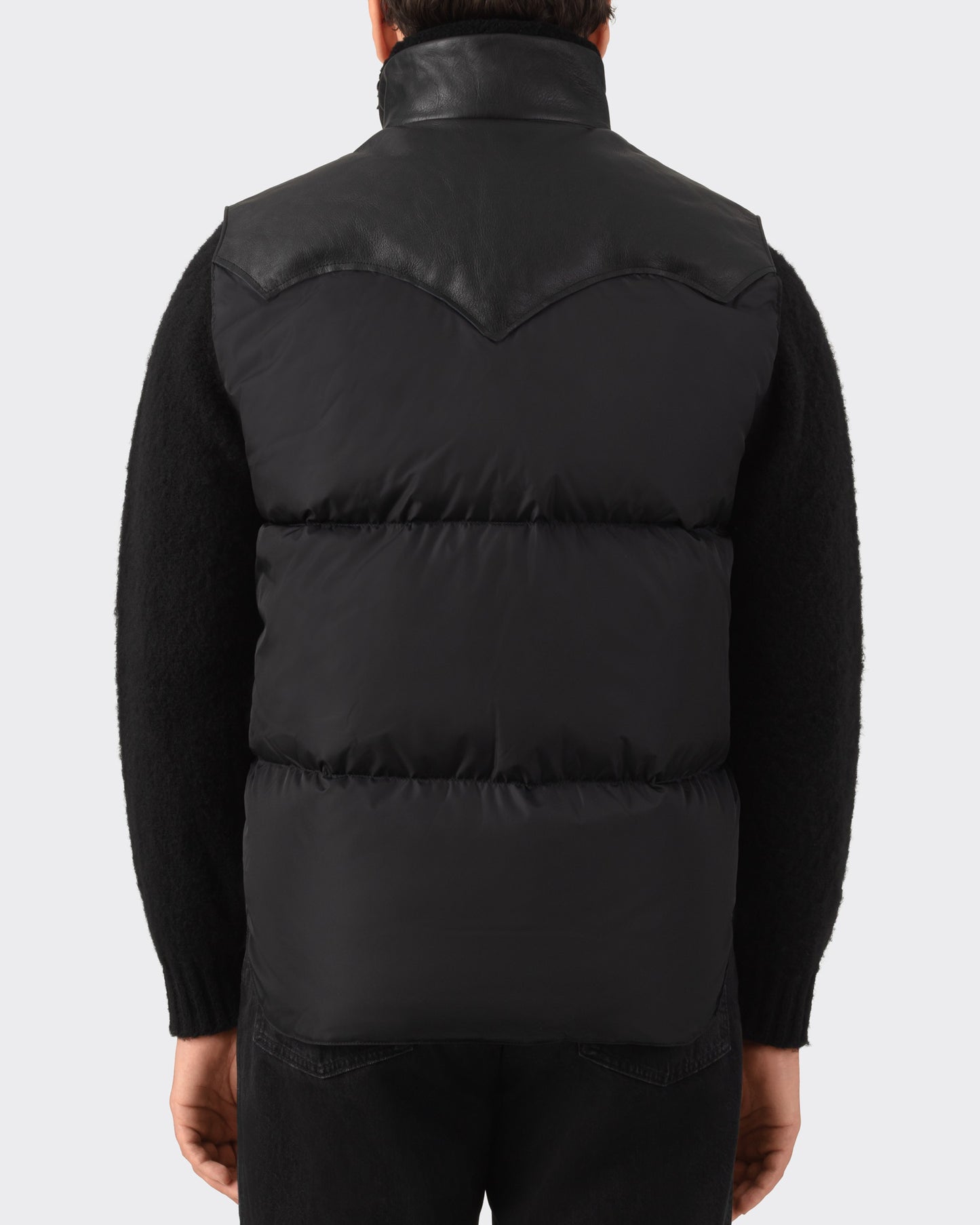 Doudoune Sans Manches « Christy » Col Shearling : Noir