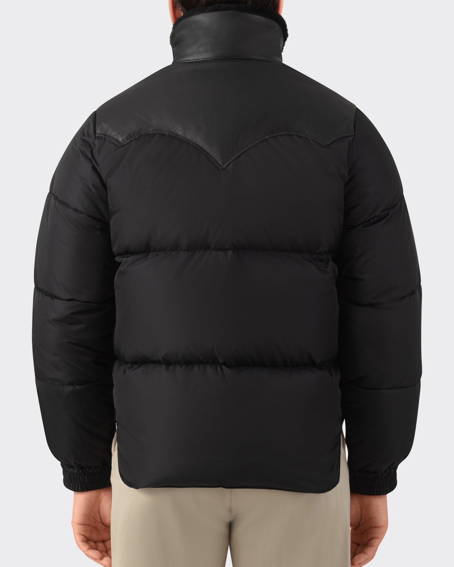 Doudoune « Christy » Col Shearling : Noir