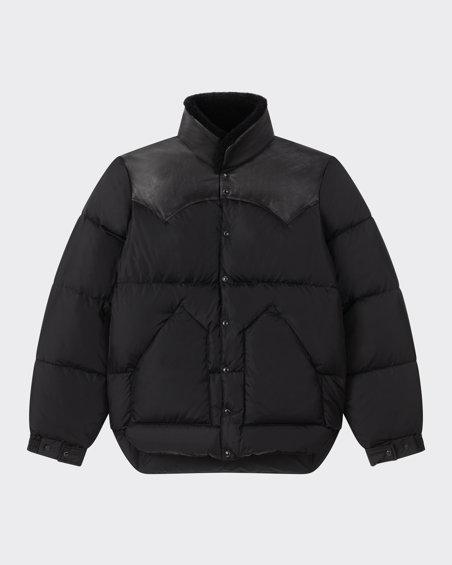 Doudoune « Christy » Col Shearling : Noir