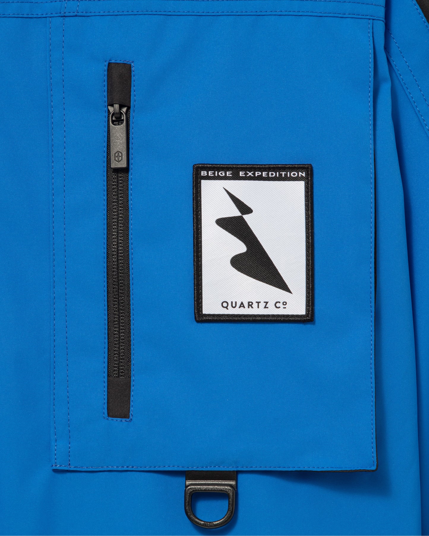 Parka Beige Expedition : Bleu