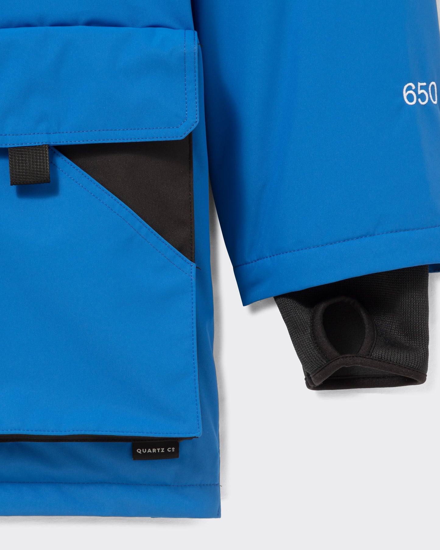 Parka Beige Expedition : Bleu