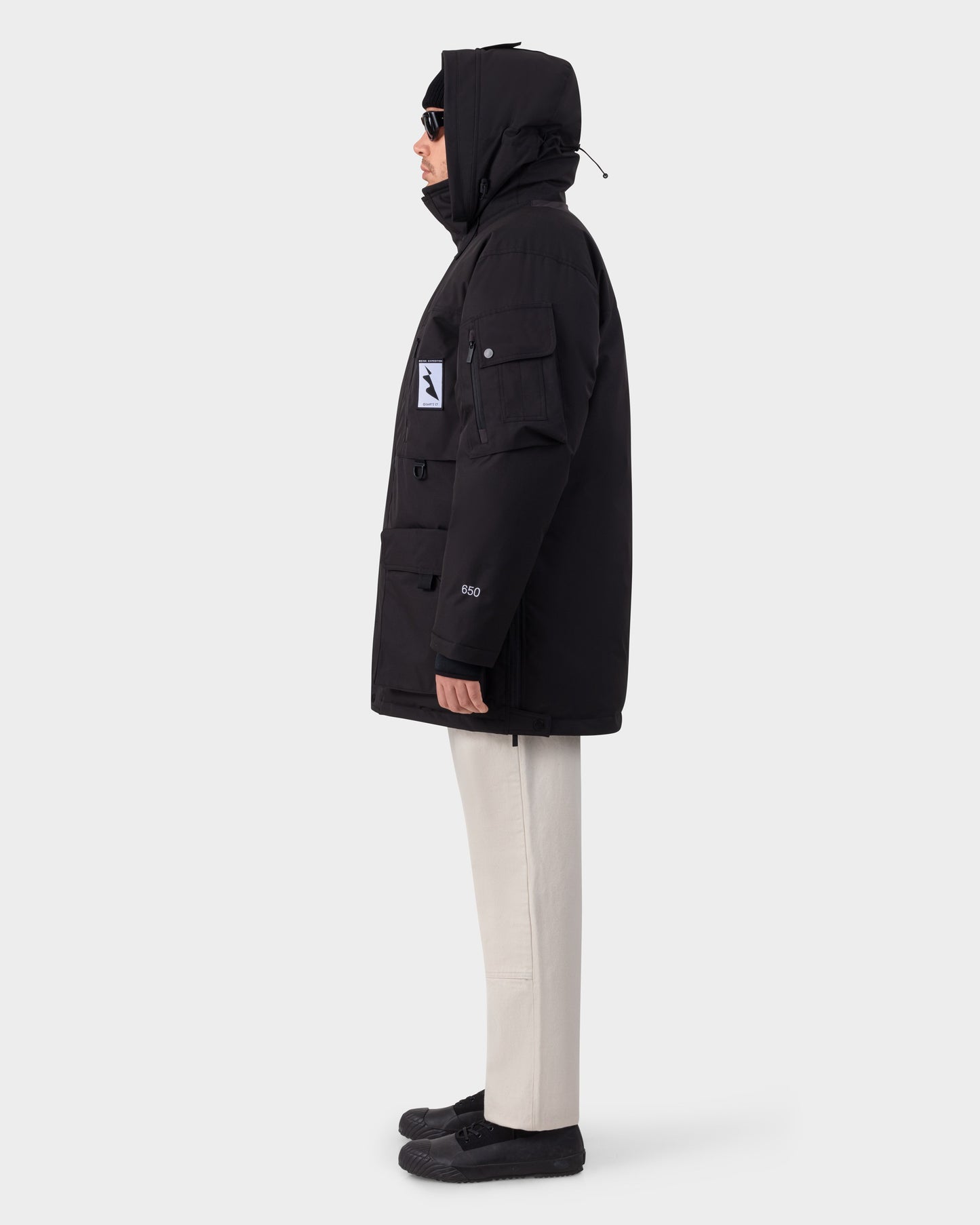 Parka Beige Expedition : Noir