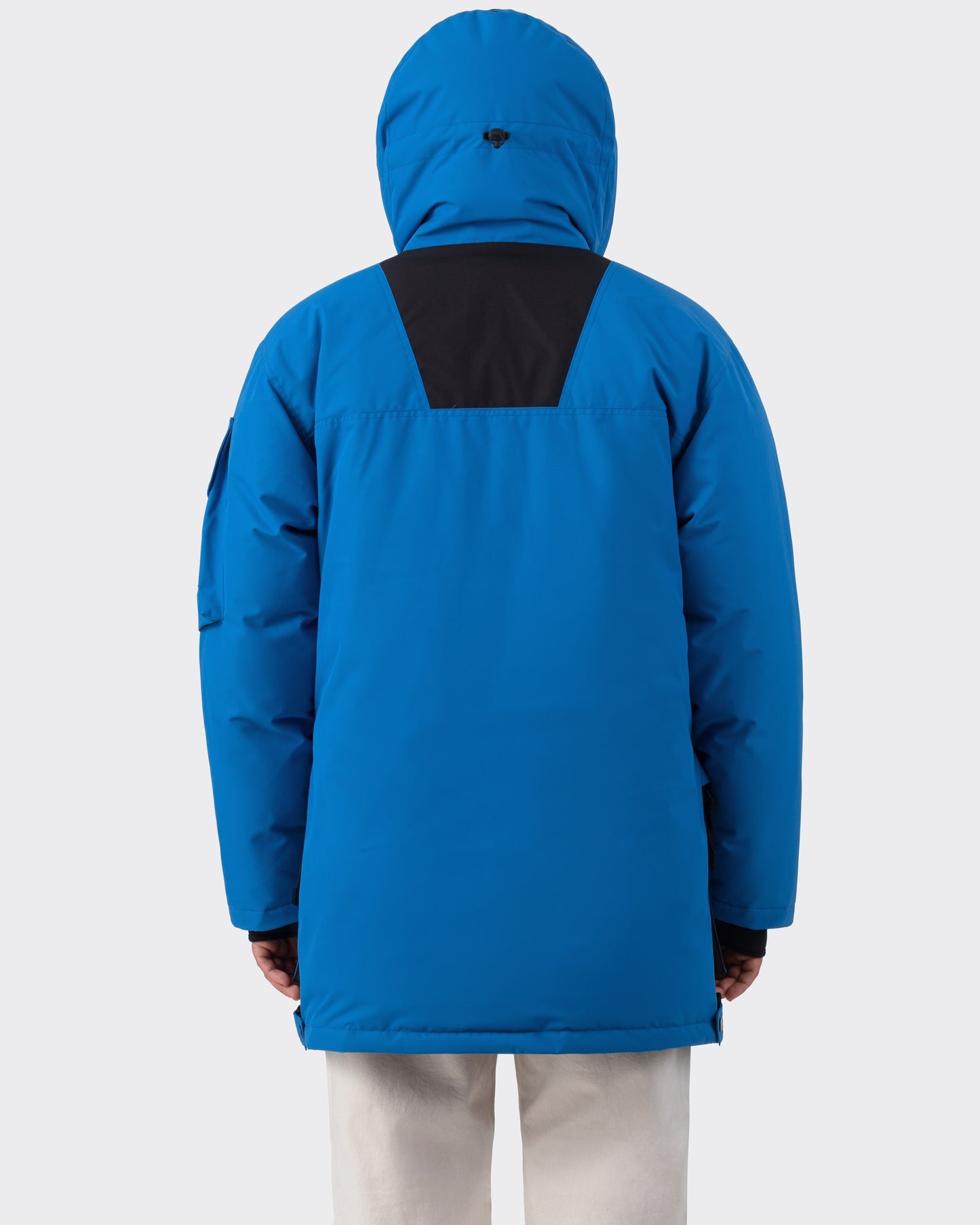 Parka Beige Expedition : Bleu