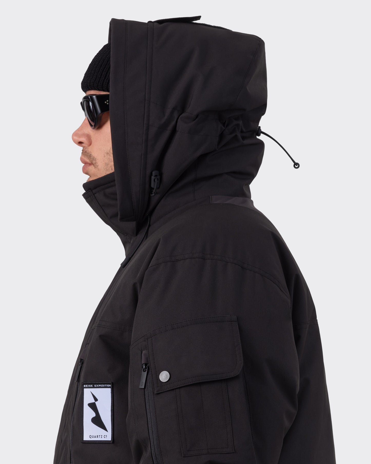 Parka Beige Expedition : Noir