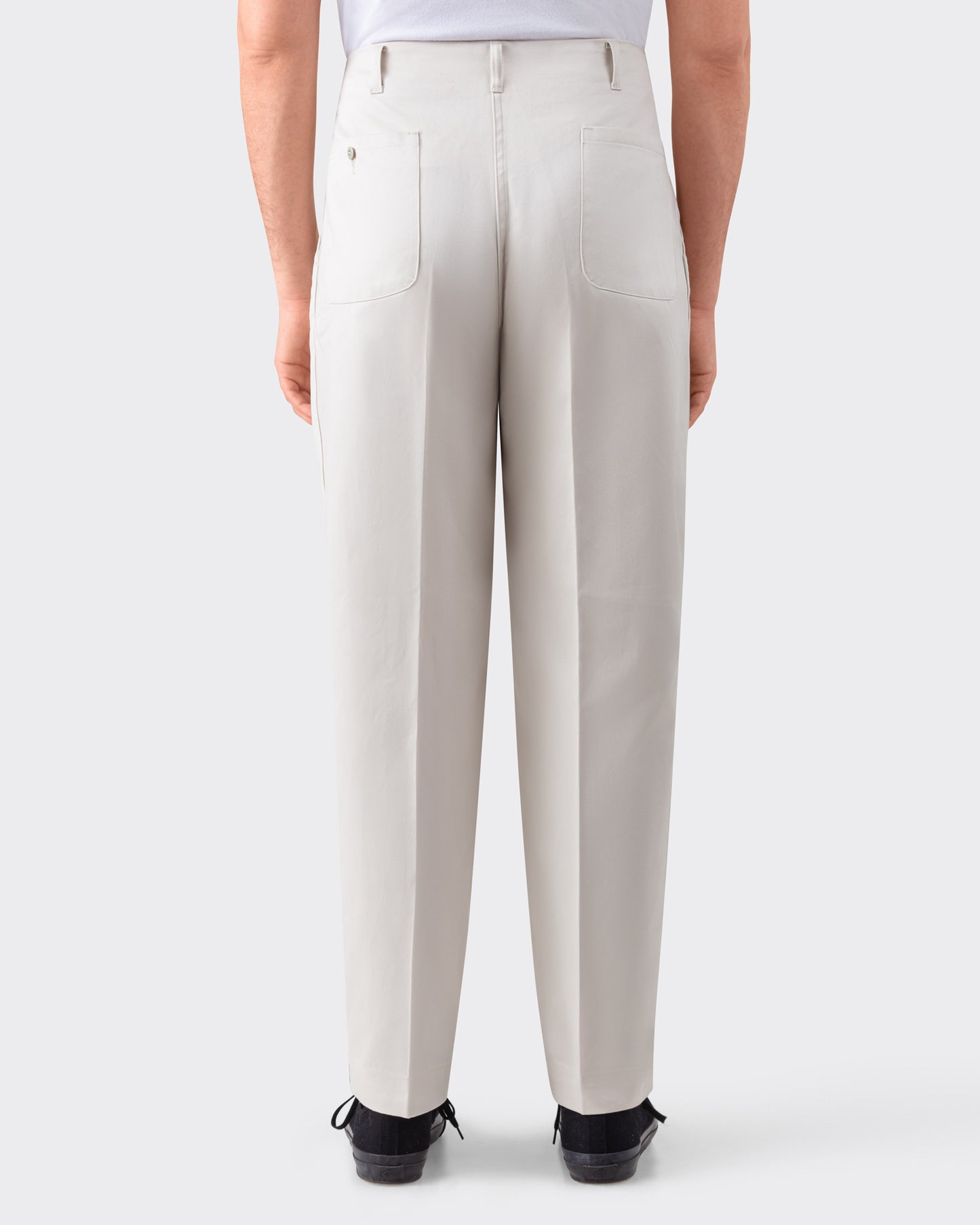 C1950 Peg Top Trousers : Stone