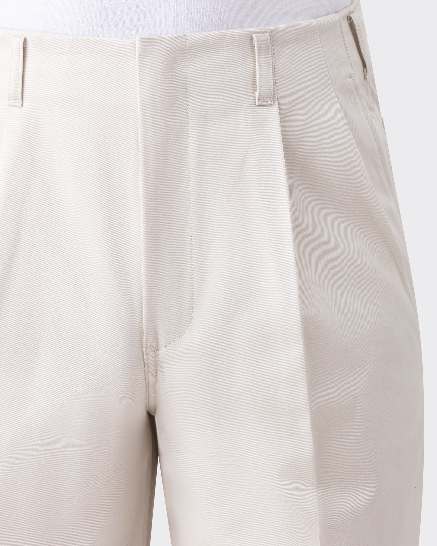 C1950 Peg Top Trousers : Stone