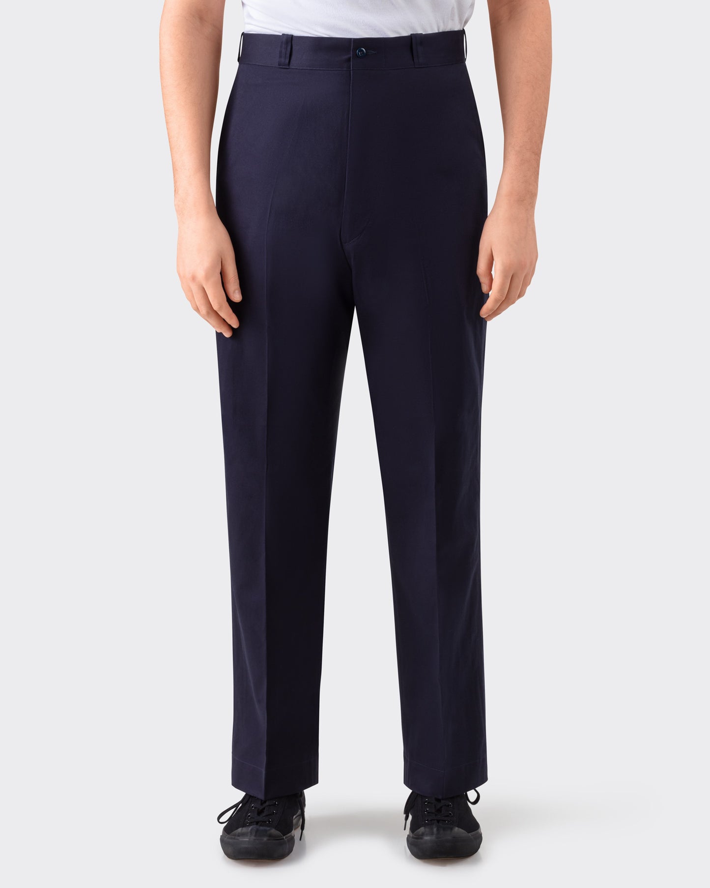 1963 Cotton Twill Trousers : Navy
