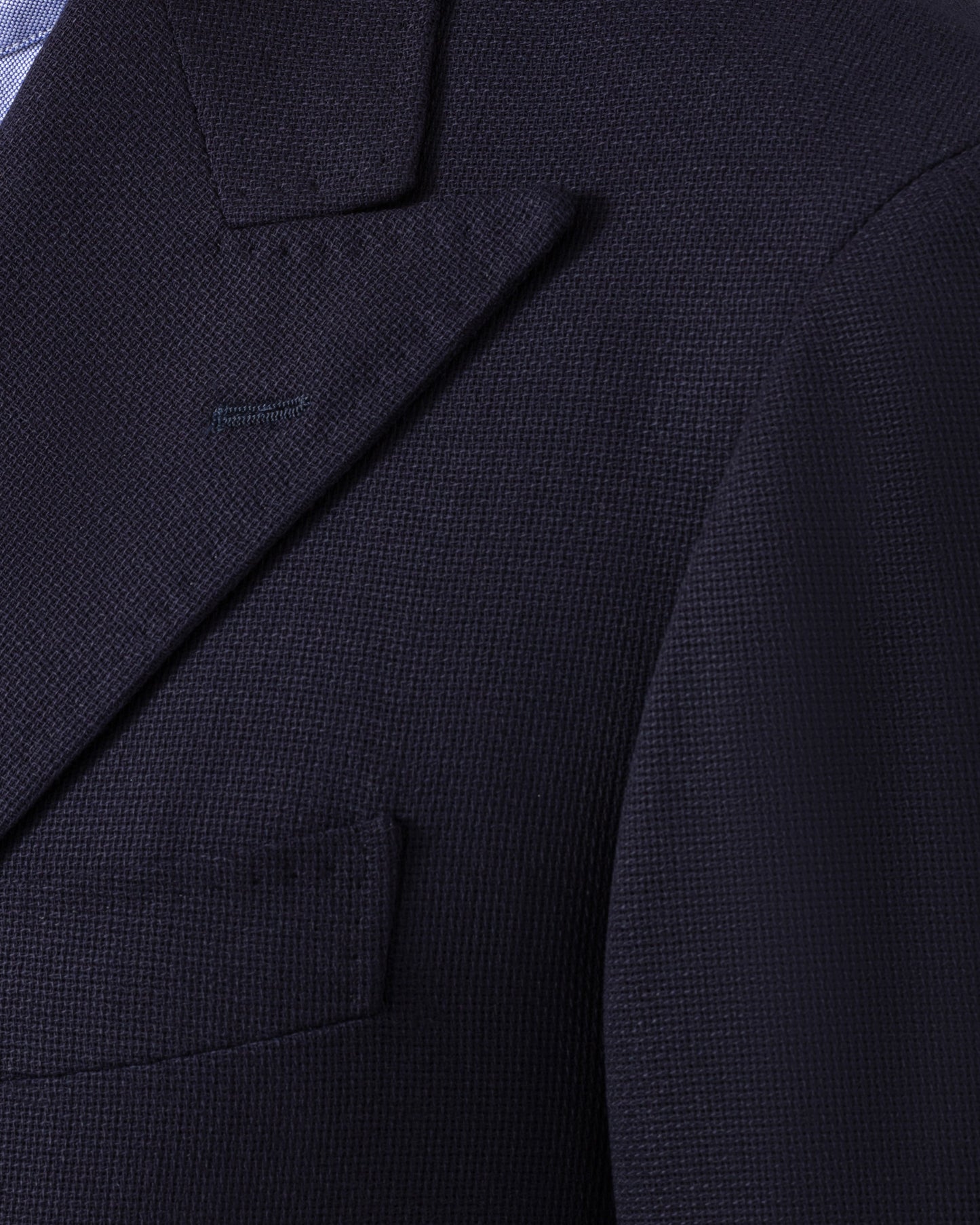 “Ballon” Fresco Double-Breasted Blazer : Navy