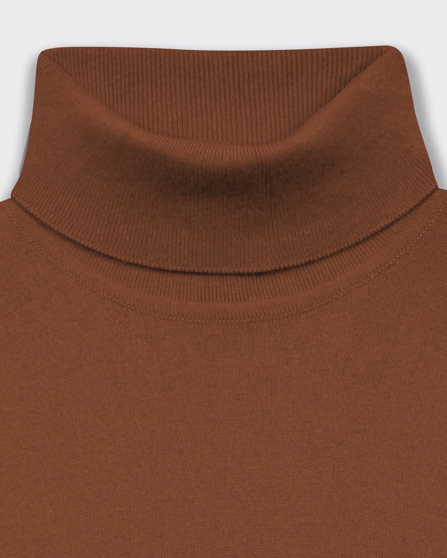 Cashmere Turtleneck Sweater : Tobacco