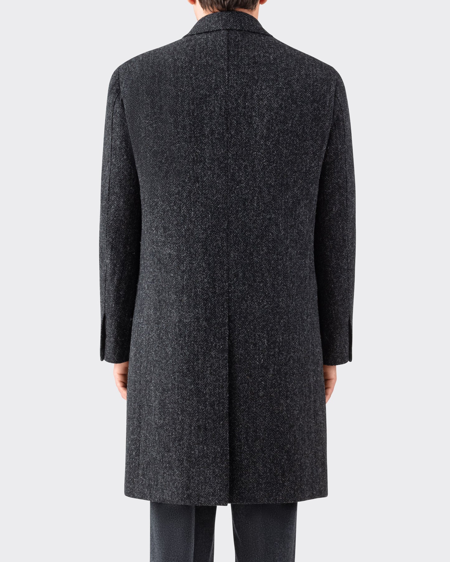 Pardessus Harris Tweed : Gris