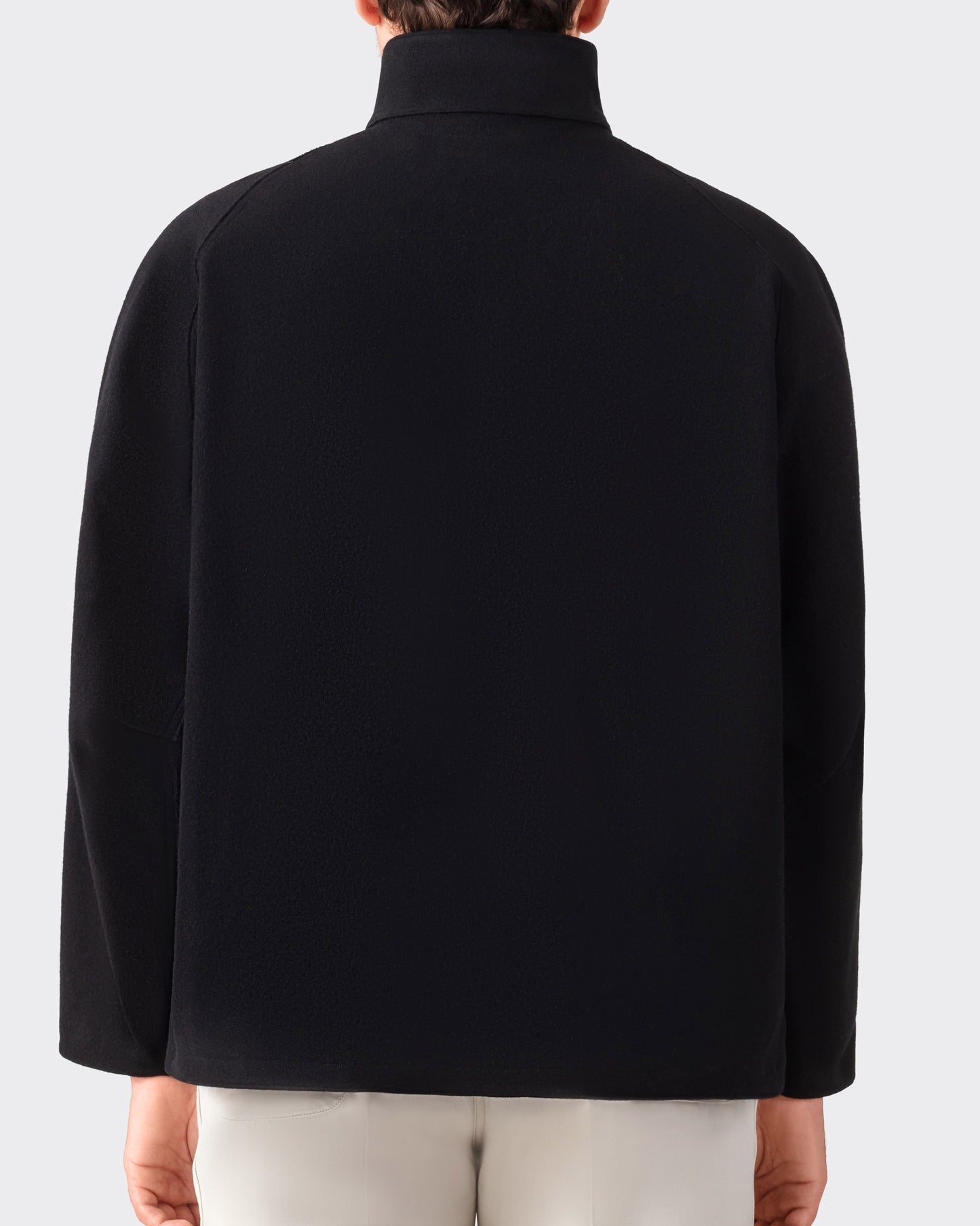 Melton Wool Jacket : Black