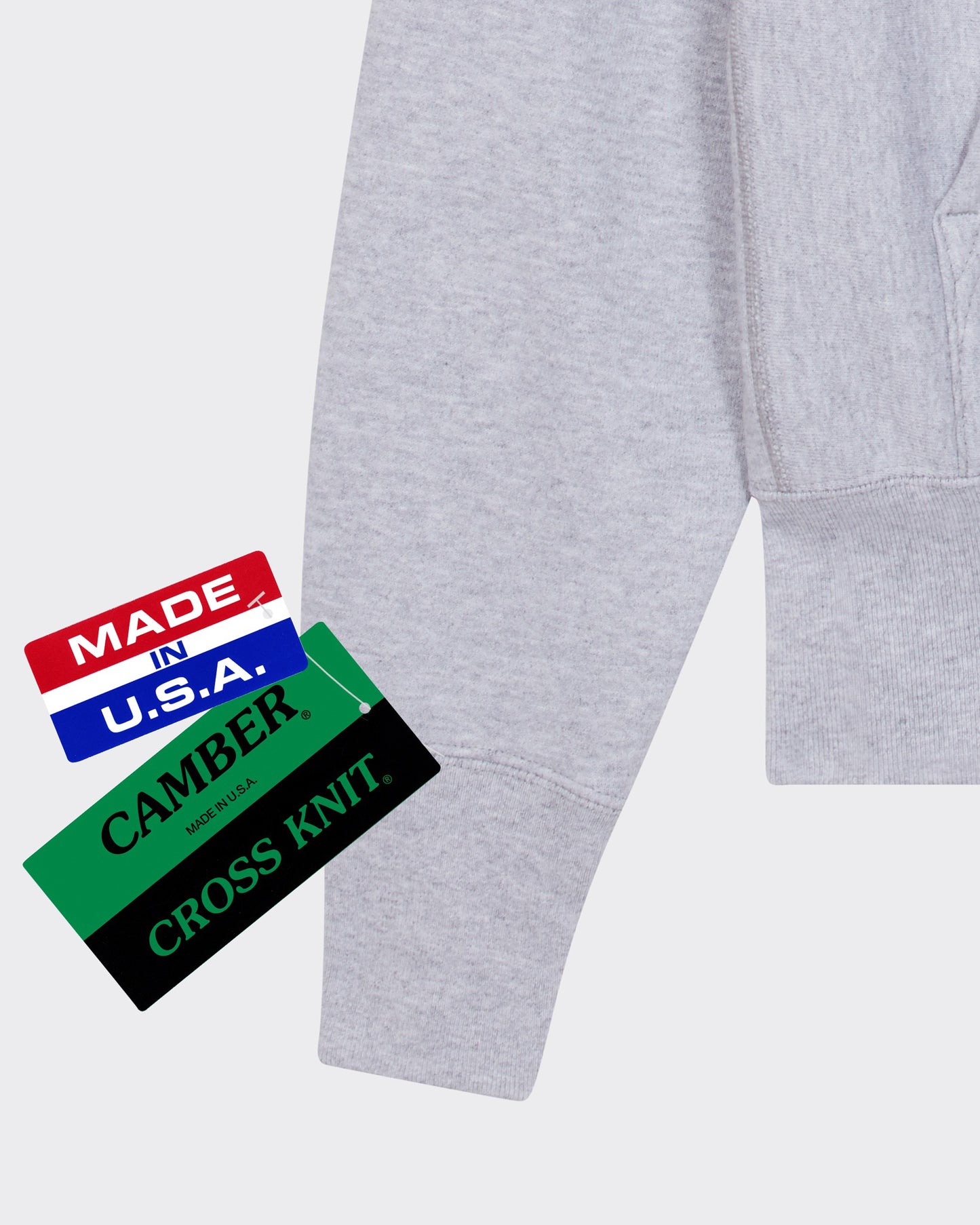 Sweatshirt Capuche : Gris Chiné