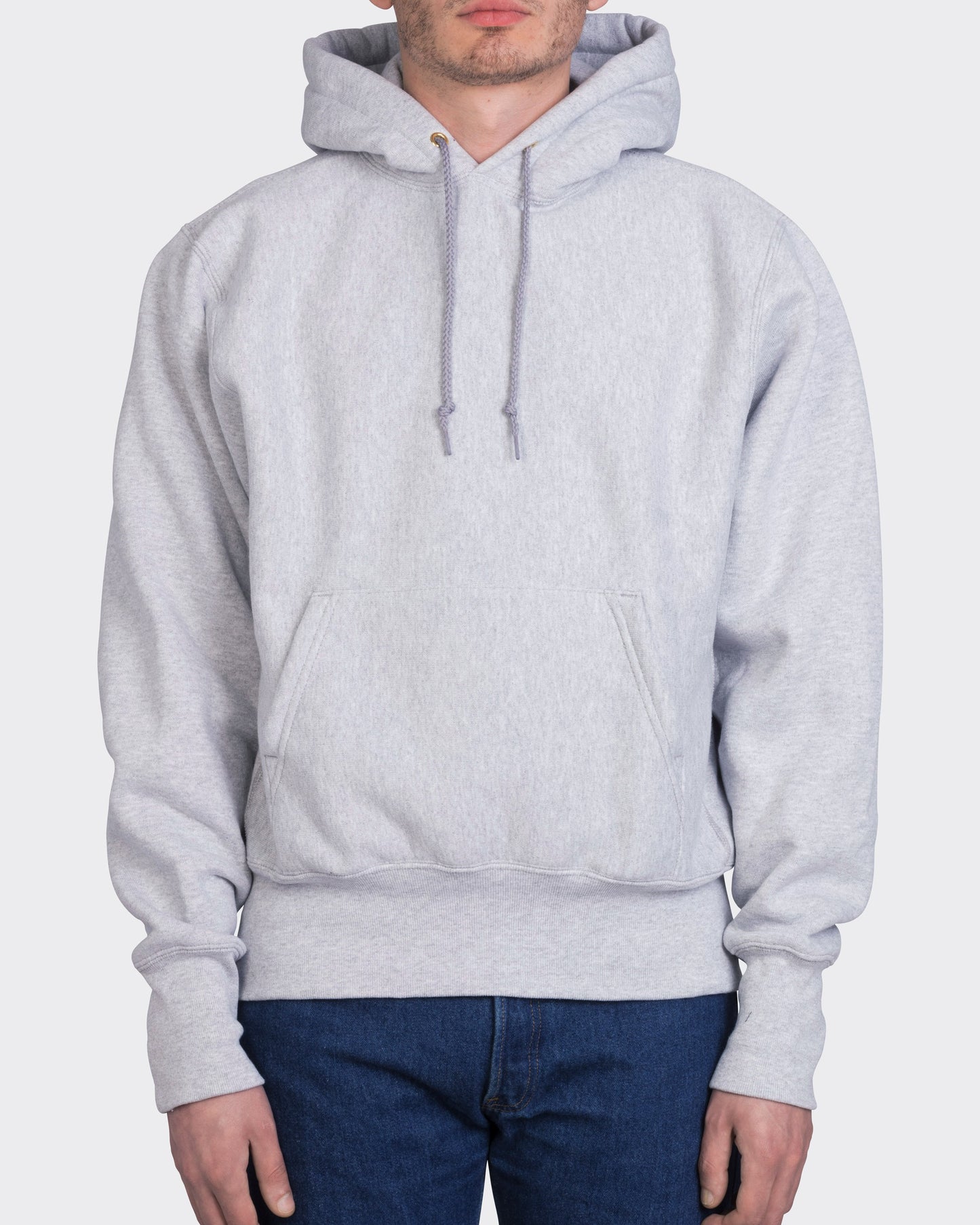 Sweatshirt Capuche : Gris Chiné