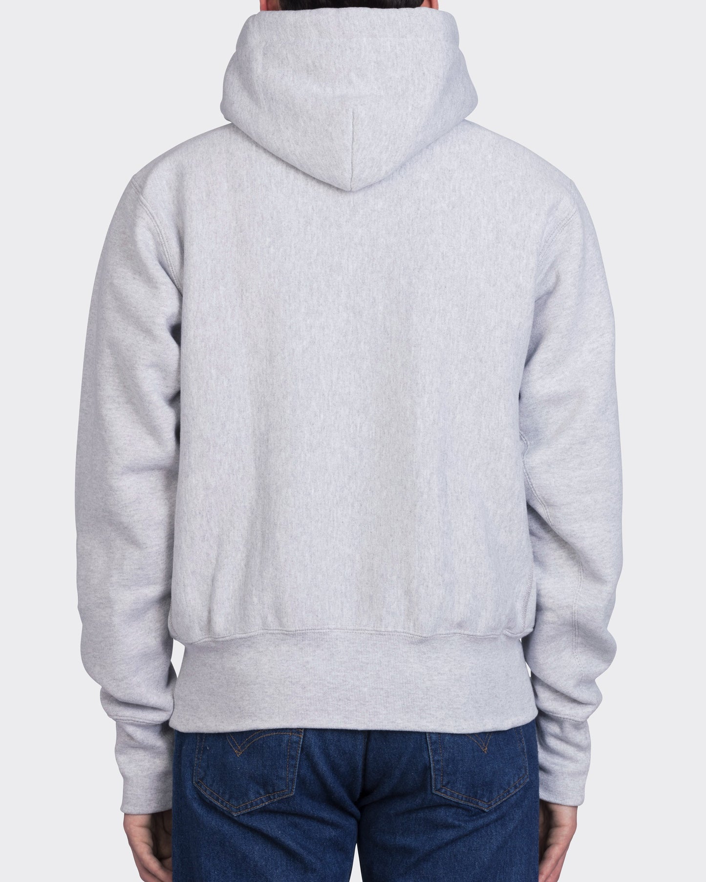 Sweatshirt Capuche : Gris Chiné