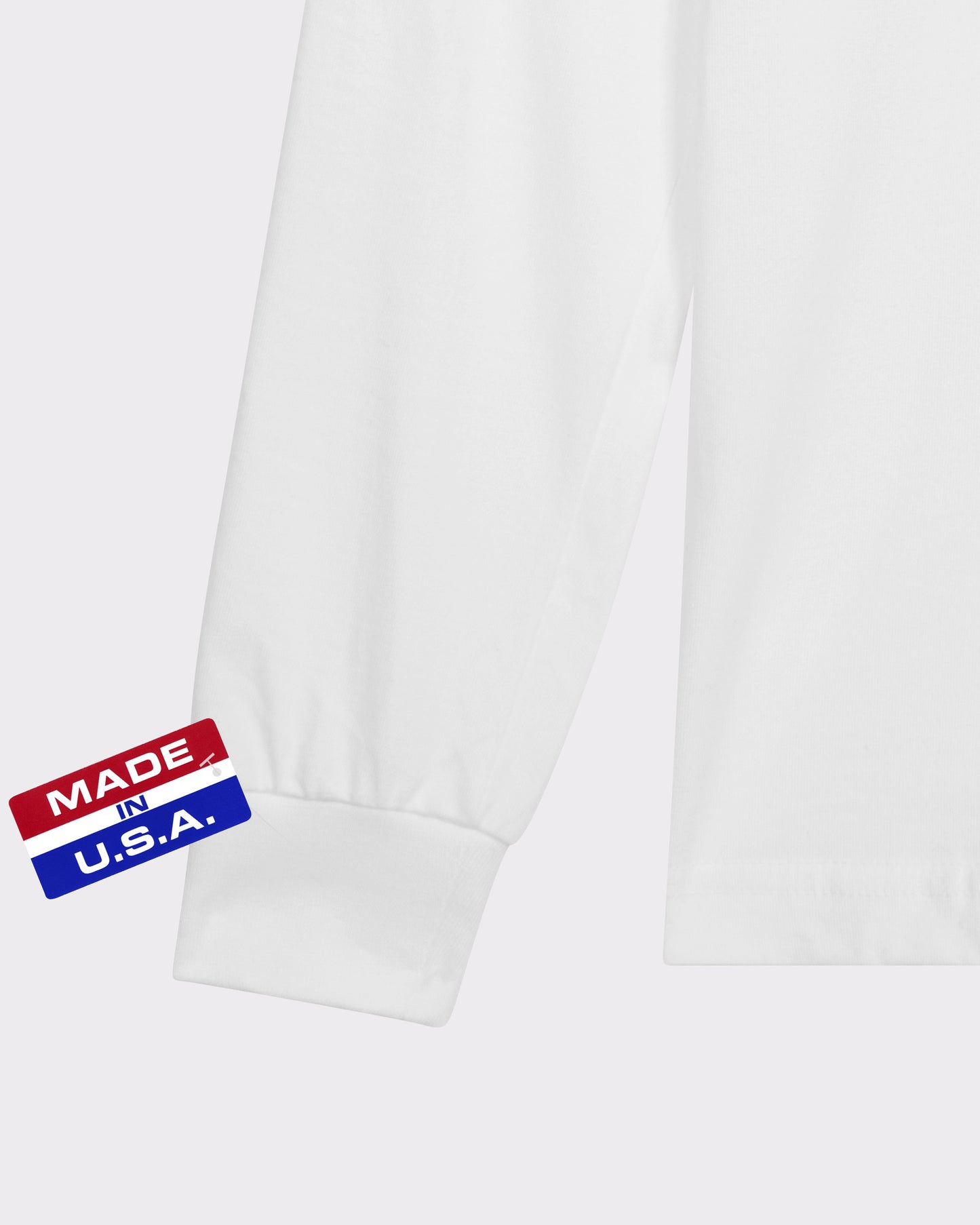 Mock Neck Light T-shirt : White