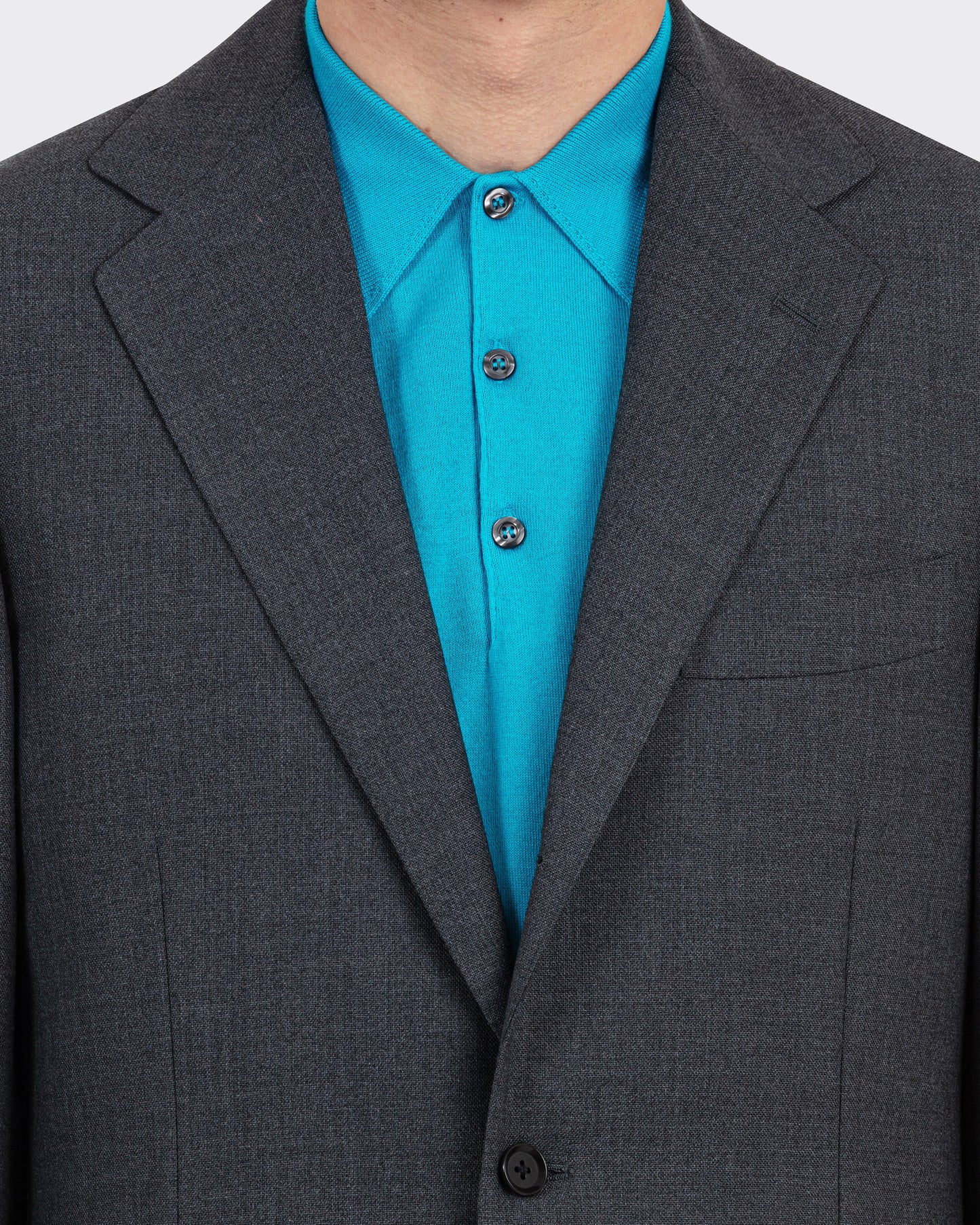 Costume en Laine Froide : Gris