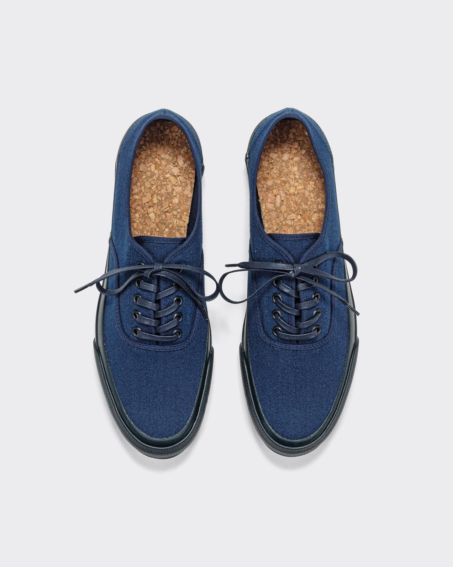 "Oxford" Shoe : Indigo/Indigo