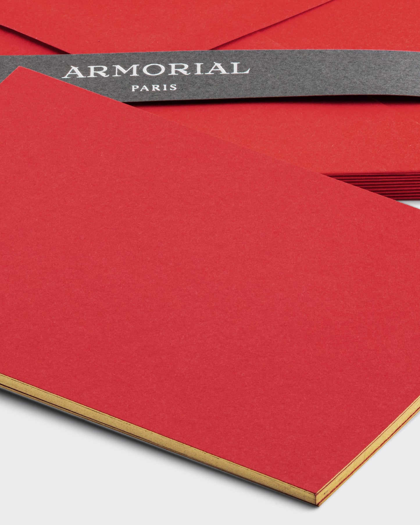 Cartes Et Enveloppes Grand Format : Rouge