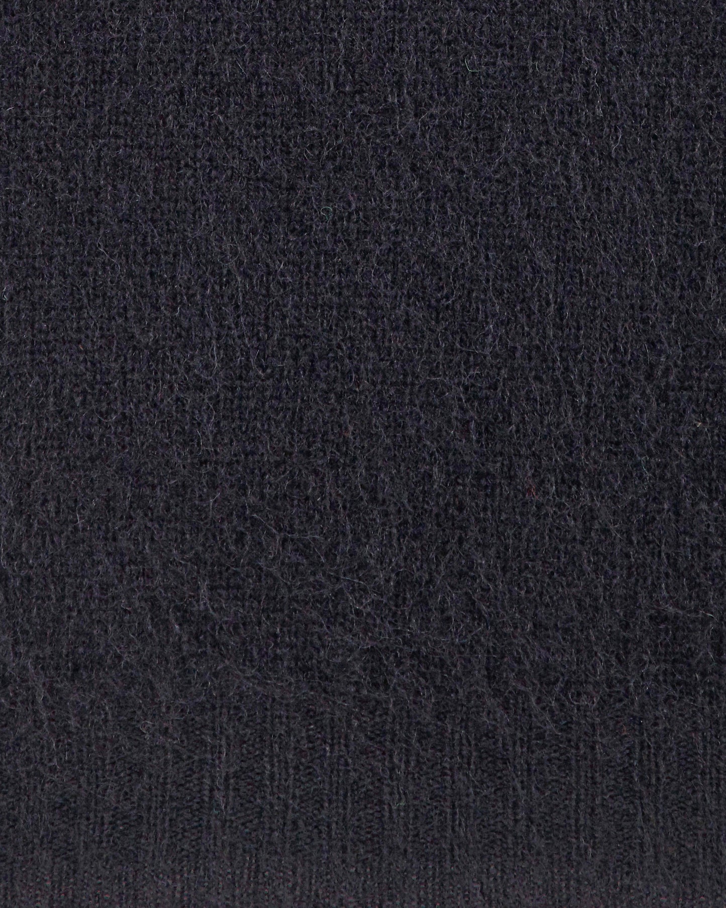 Brushed Wool Crewneck Knit : Black
