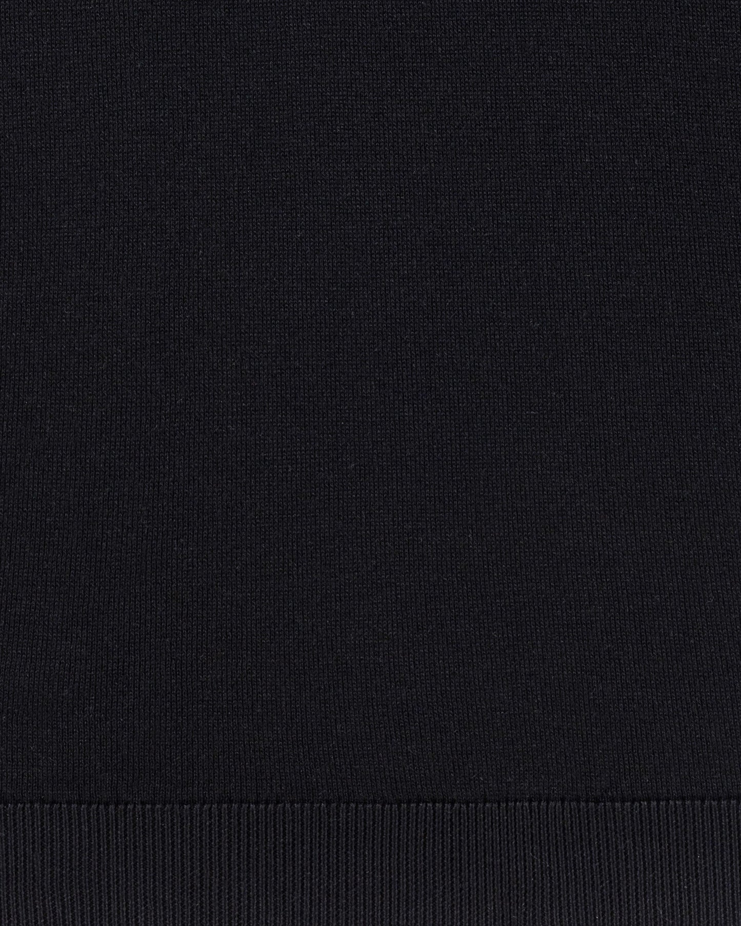 Short Sleeves Cotton Polo Shirt: Black