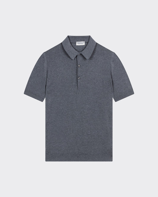 Polo Manches Courtes Coton : Gris