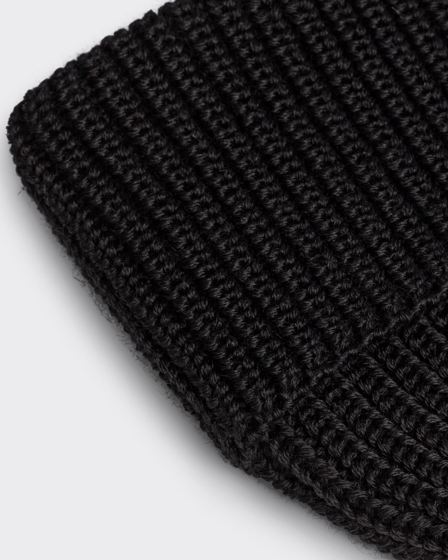 Bonnet “Expedition“ en Mérinos : Noir