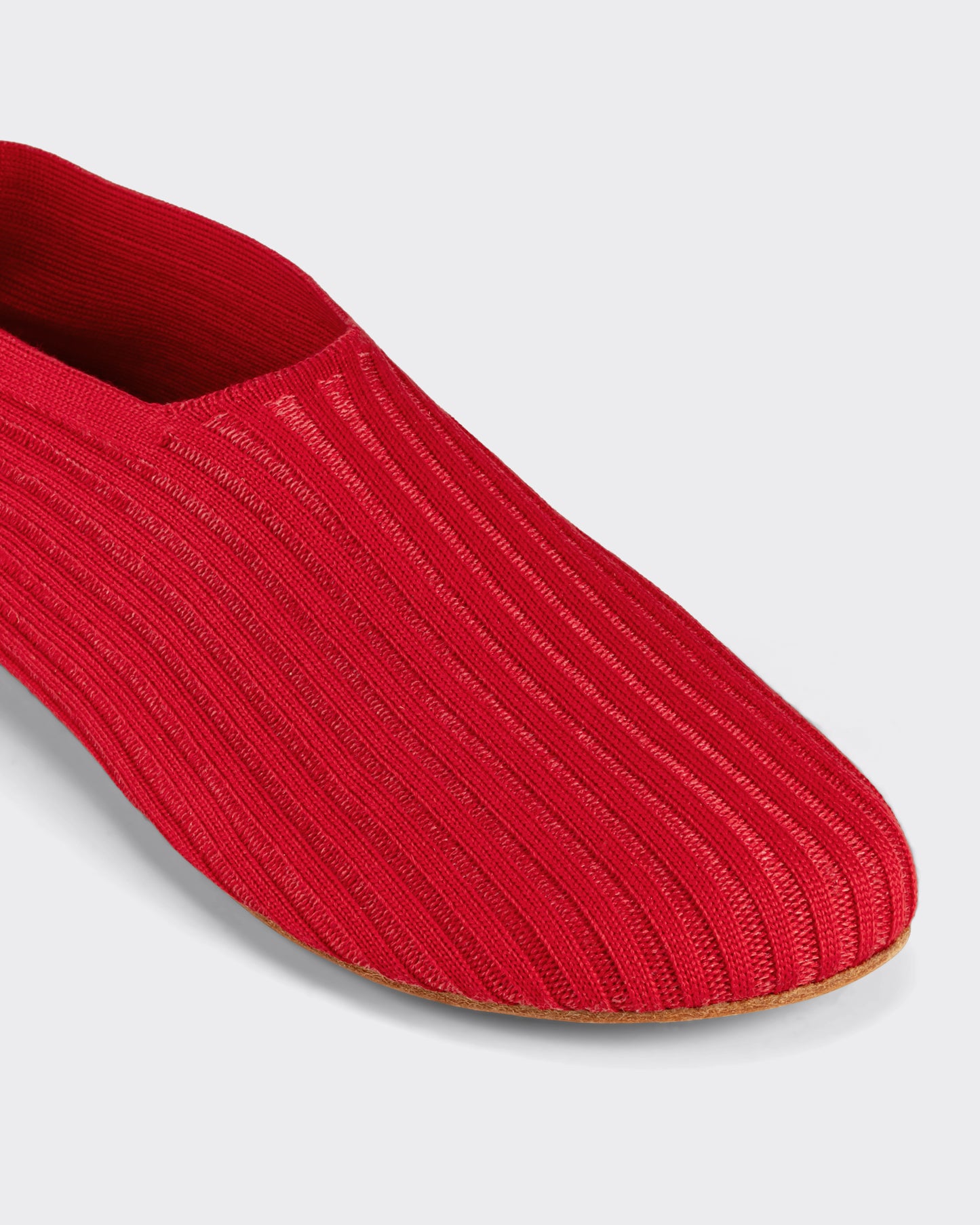 Slip-on en Soie : Rouge