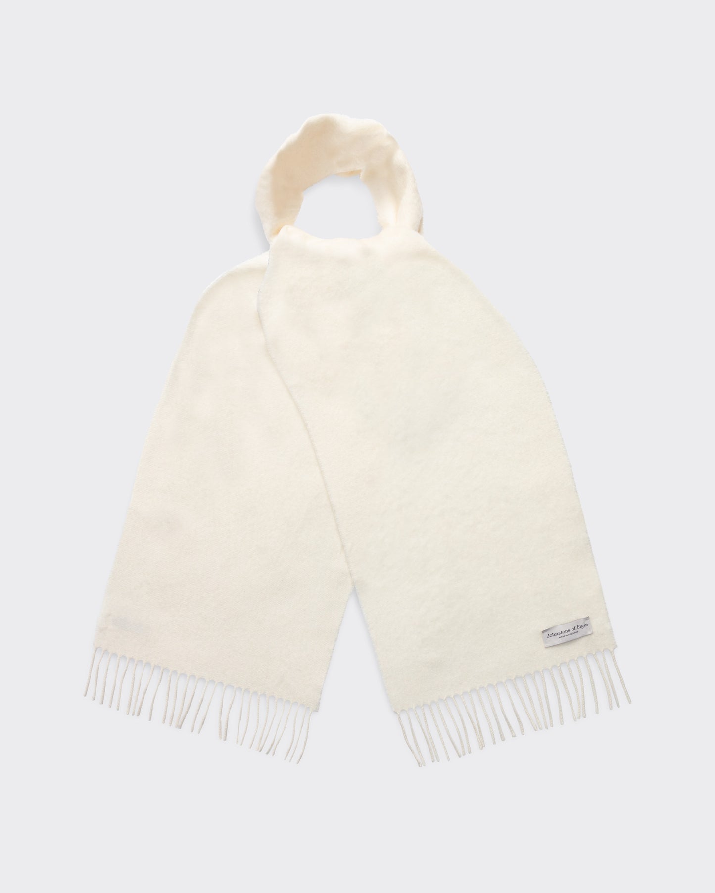 Cashmere Scarf : White