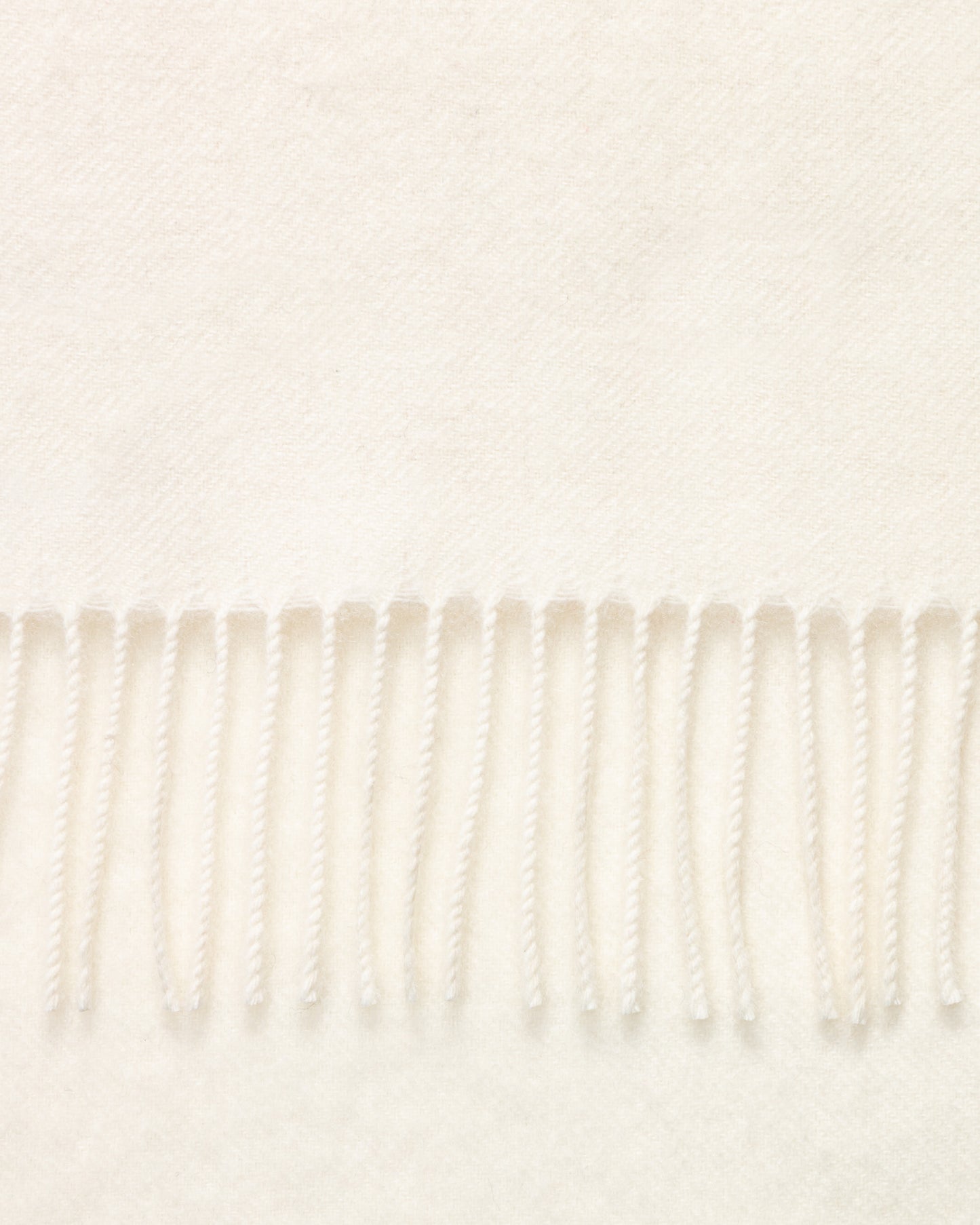 Cashmere Scarf : White