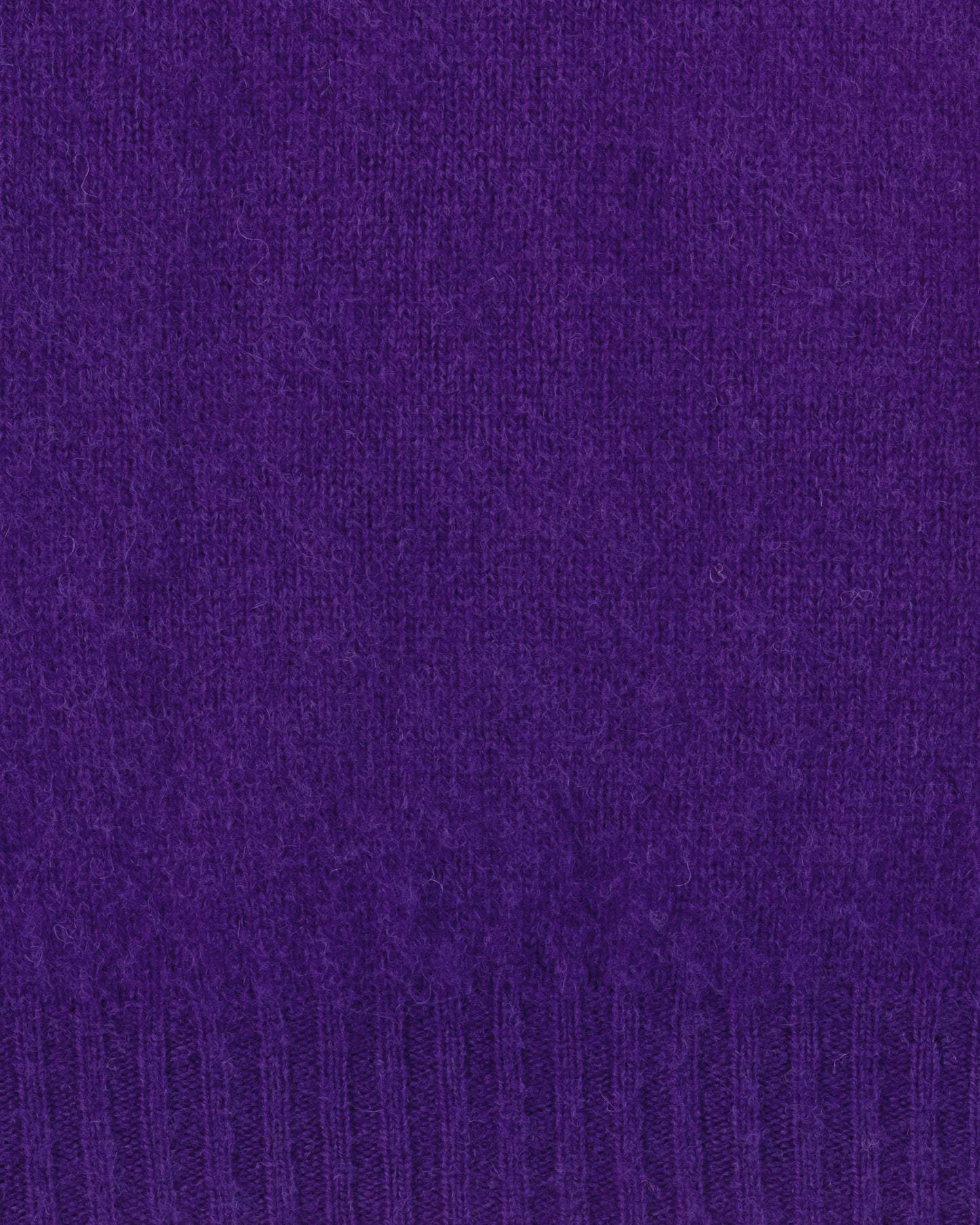 Brushed Wool Crewneck Knit : Purple
