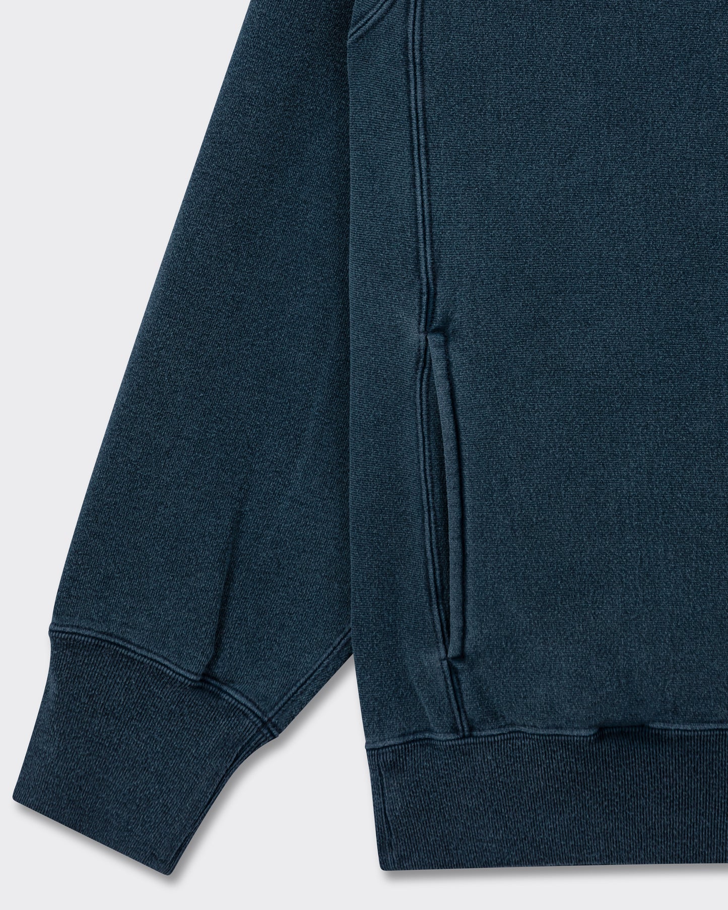 Sweatshirt Col Rond "Jumberca" : Marine Délavé