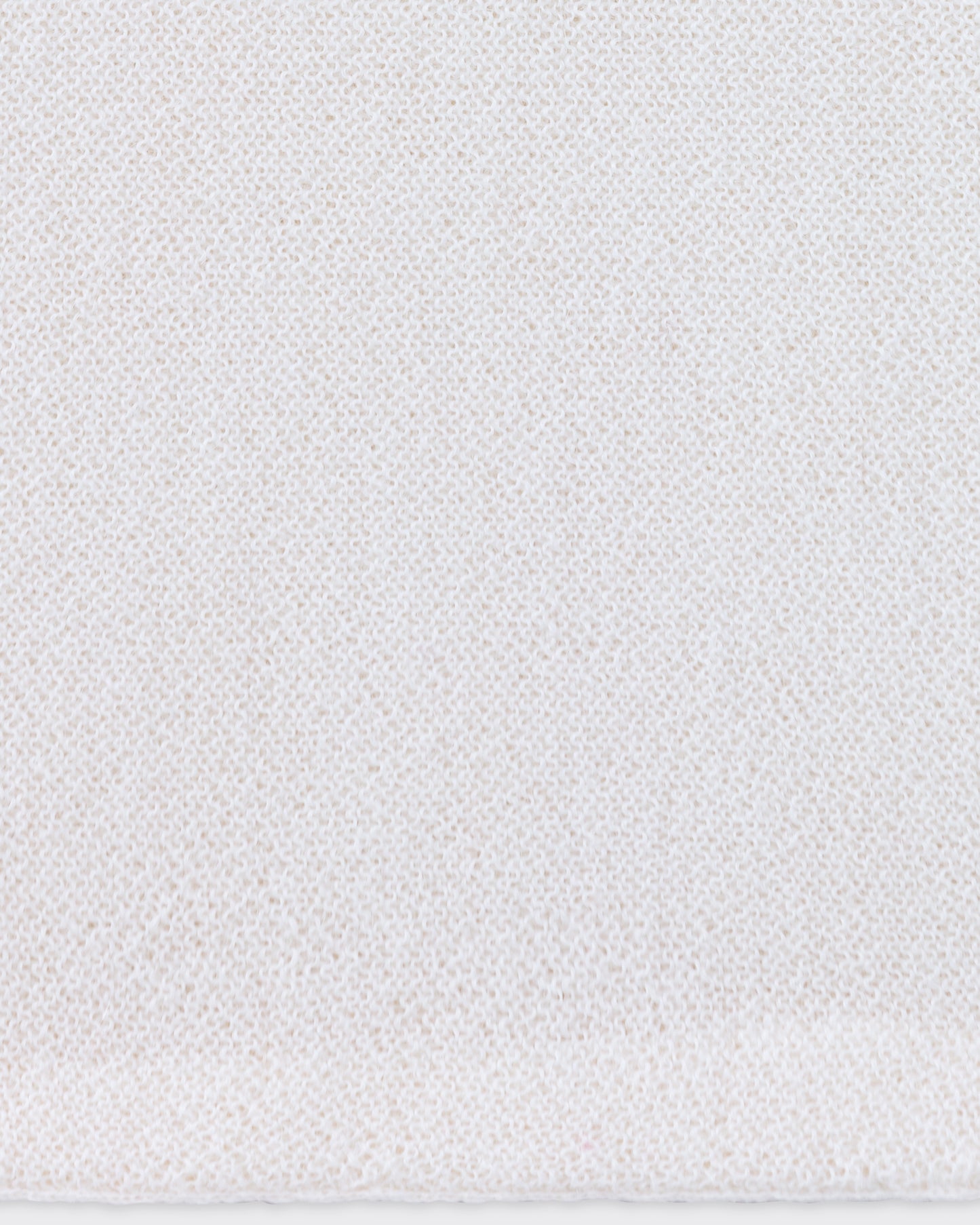 Pull Col V sans Manches en Alpaga : Blanc