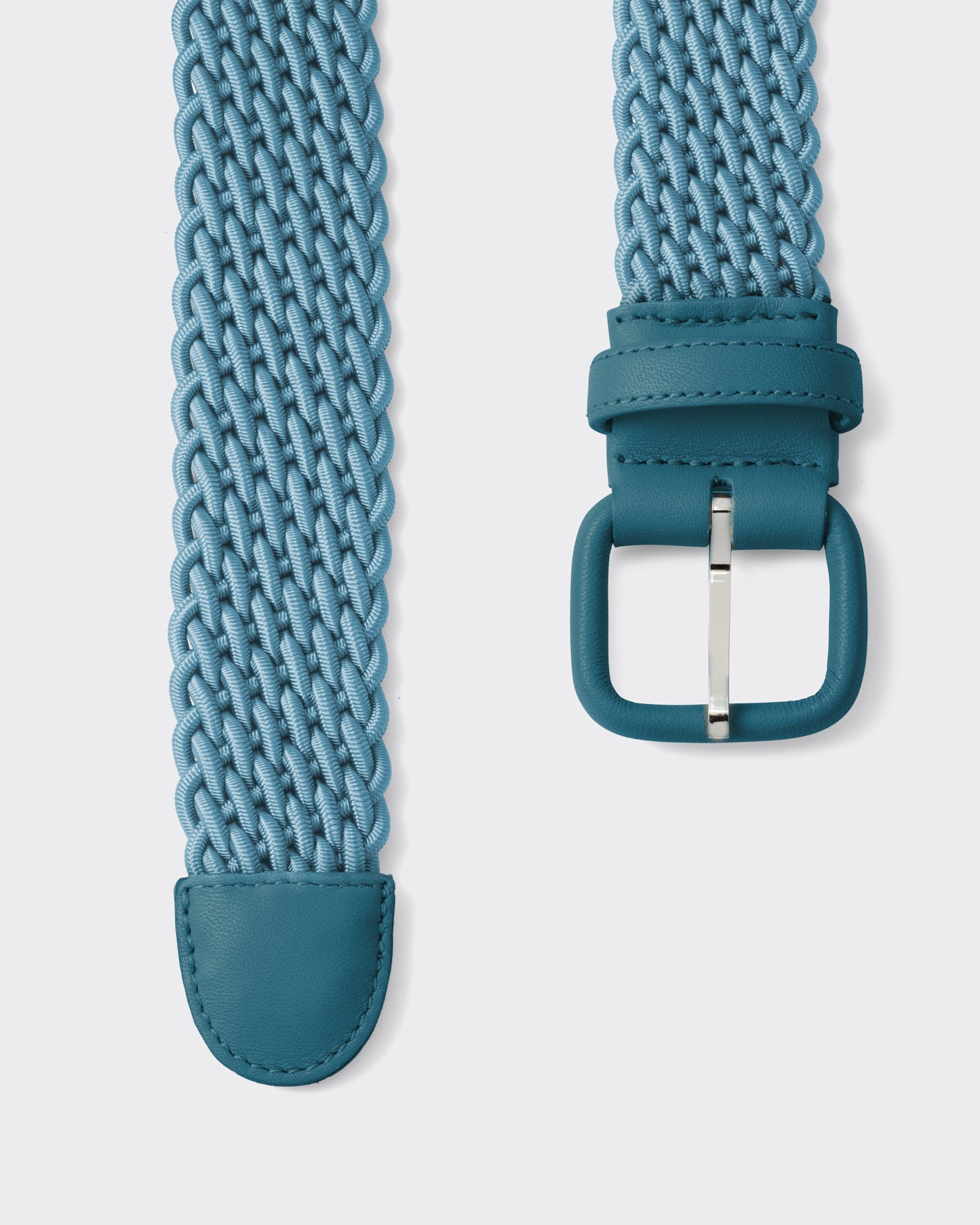 Woven Elastic Belt : Celadon Blue
