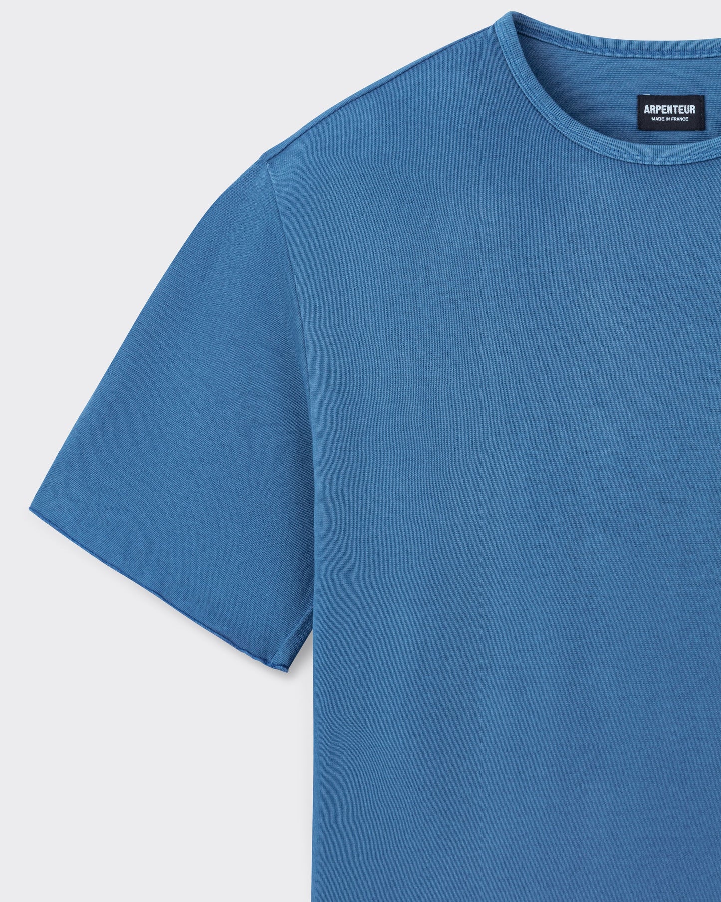 Arpenteur Pontus Rachel knit t-shirt in pastel back view at Beige Habilleur Paris