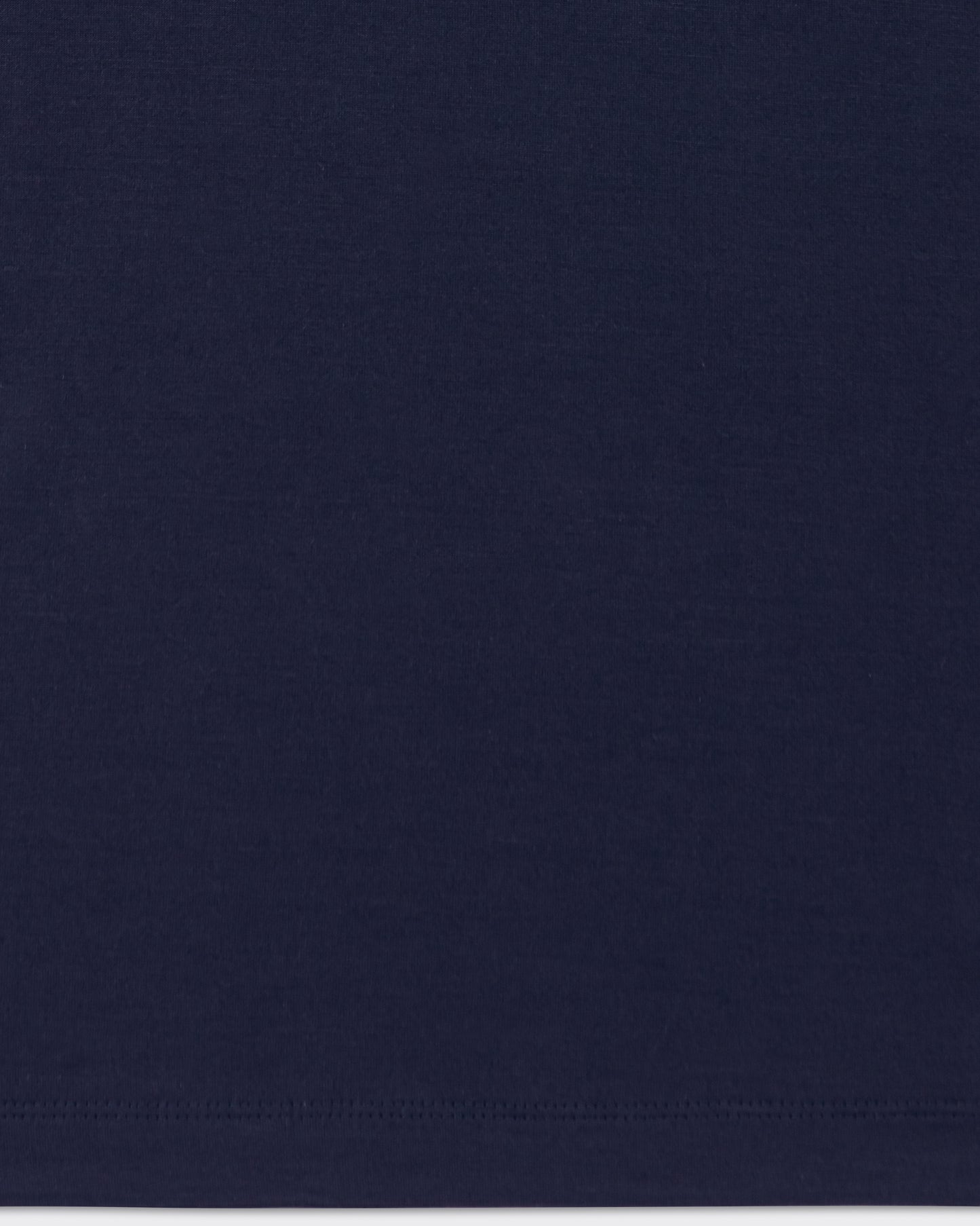Batoner silk t-shirt navy, ribbed finish detail