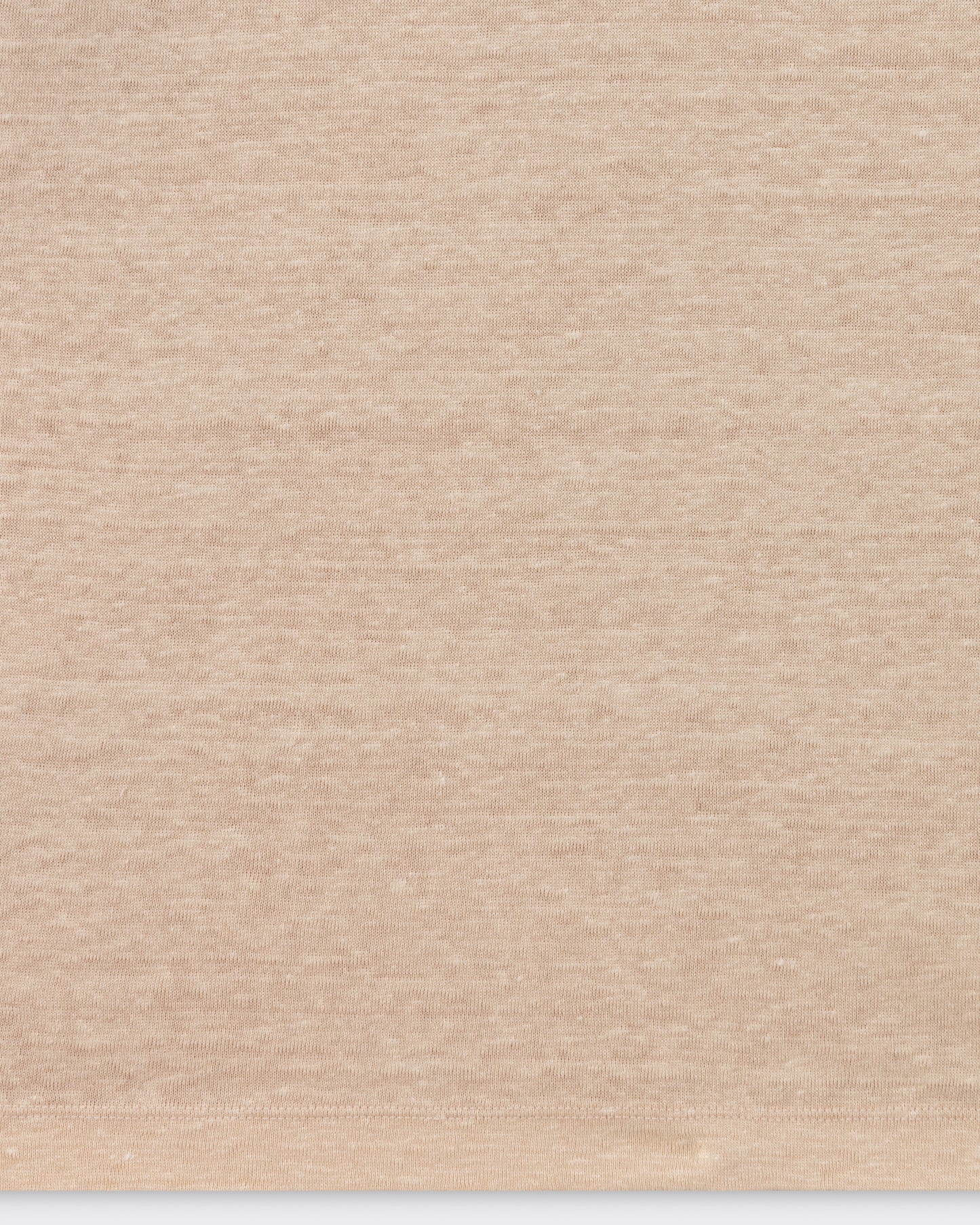 T-shirt en Lin Lavé : Beige-Marron — Batoner