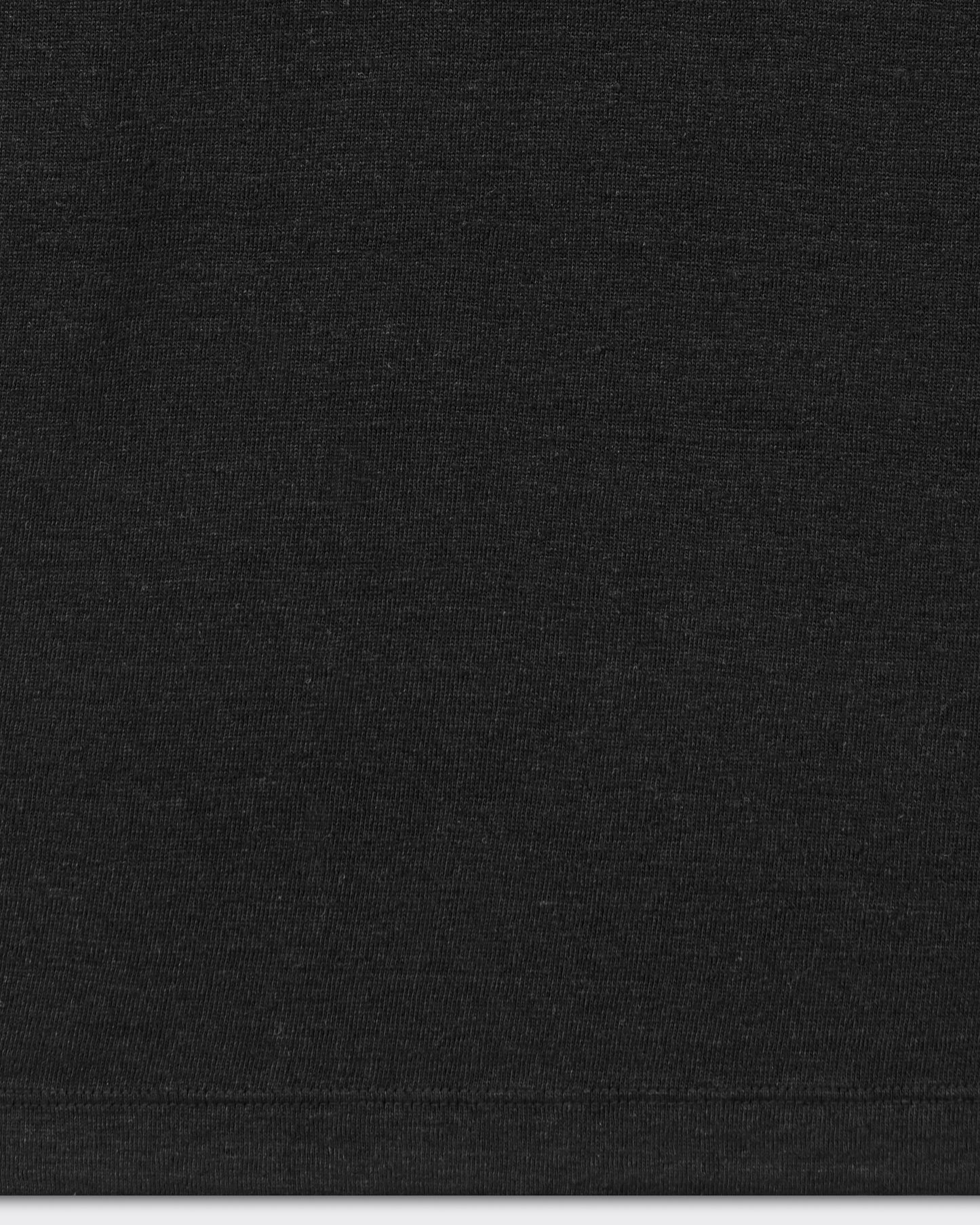 Linen T-shirt: Black