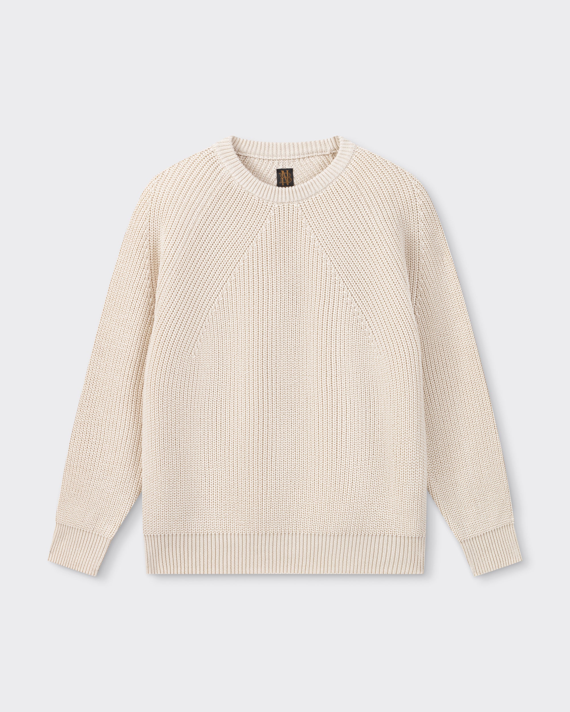Batoner Signature Giza Cotton Sweater | Made in Japan – Beige 