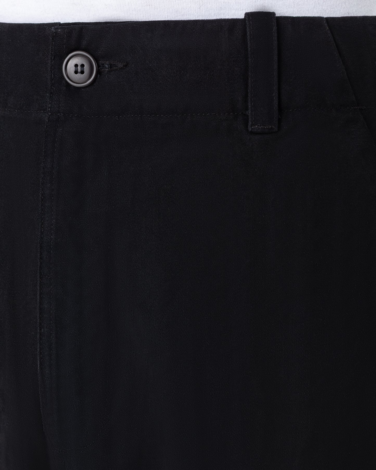 Cotton Moleskine "Lux P" Trousers : Black