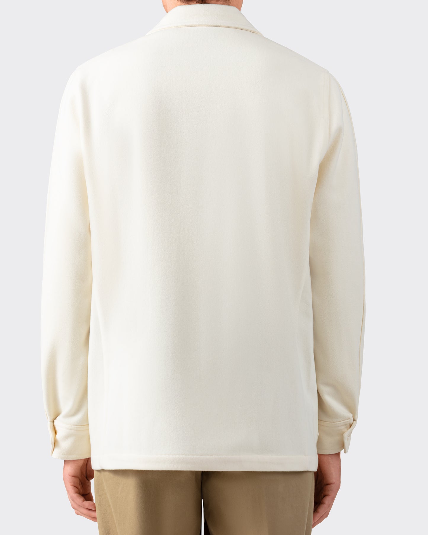 Teba Jacket en Laine Mérinos : Ivoire