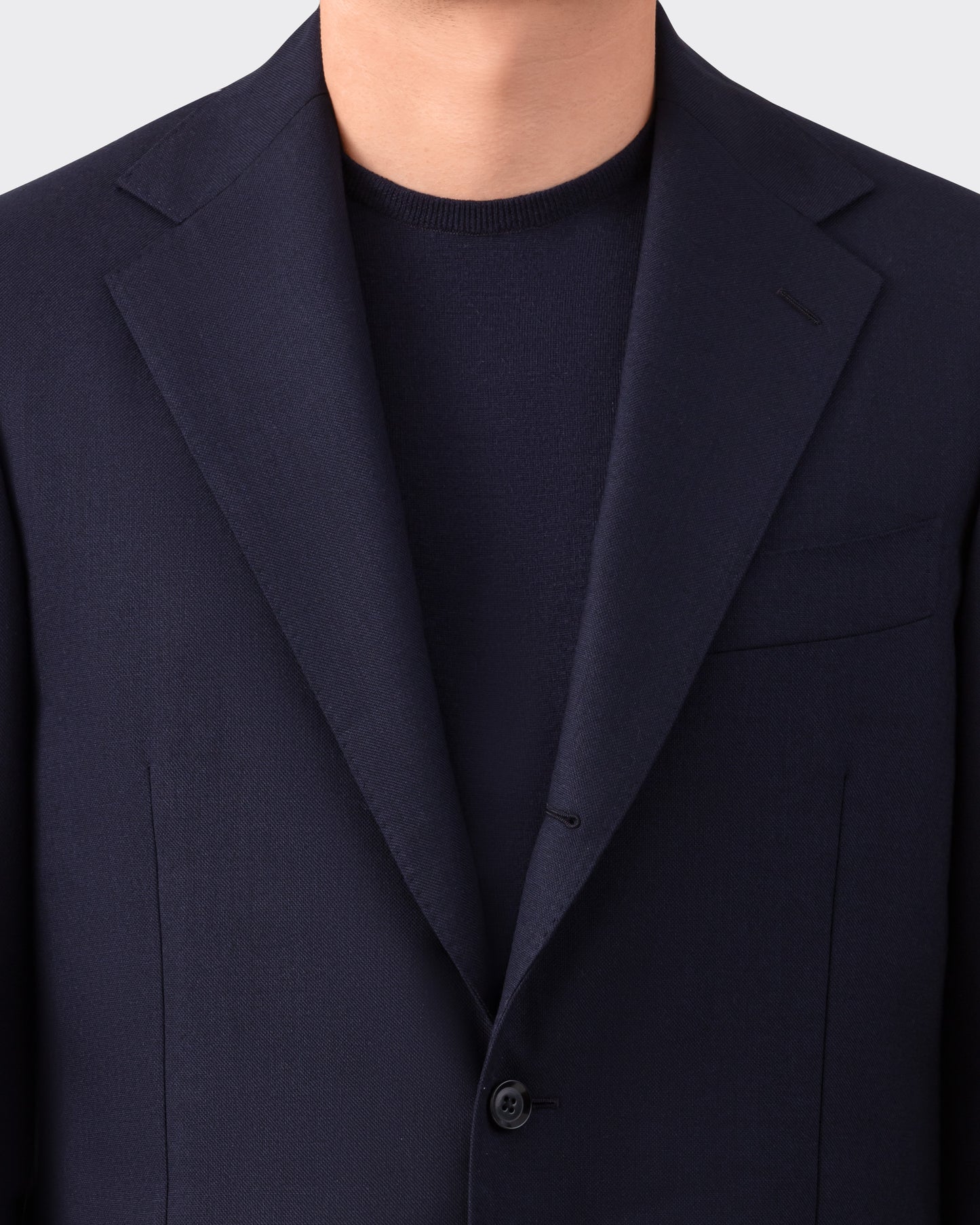 Fresco Wool Suit : Navy