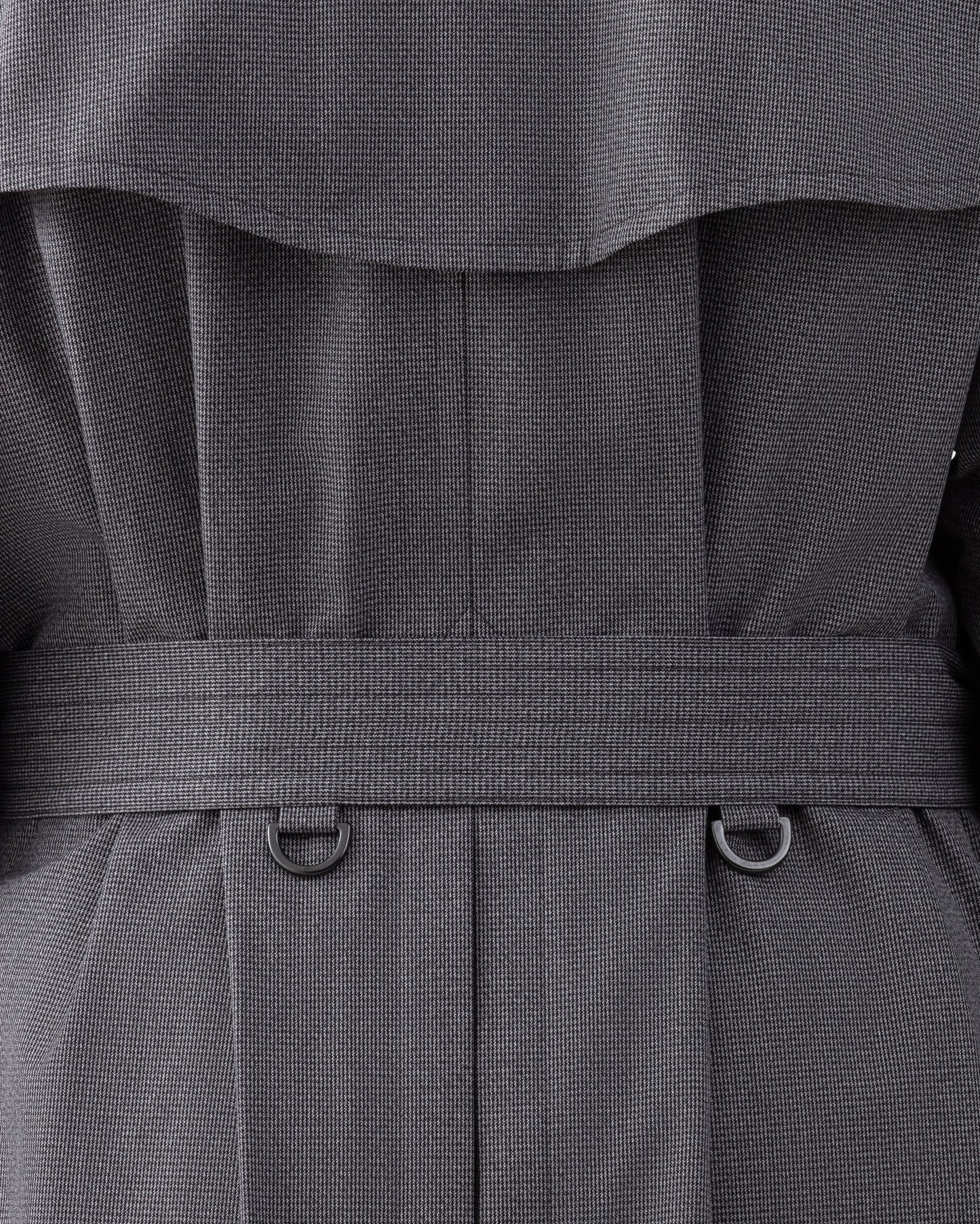 Trench “AL II” Petit Pied-de-Poule : Gris
